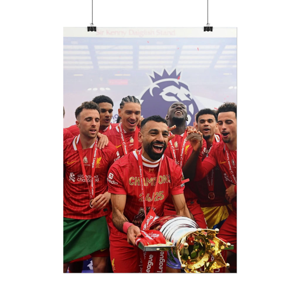 Liverpool FC Premier League Winners Photo Poster — Rolled Soccer Wall Art