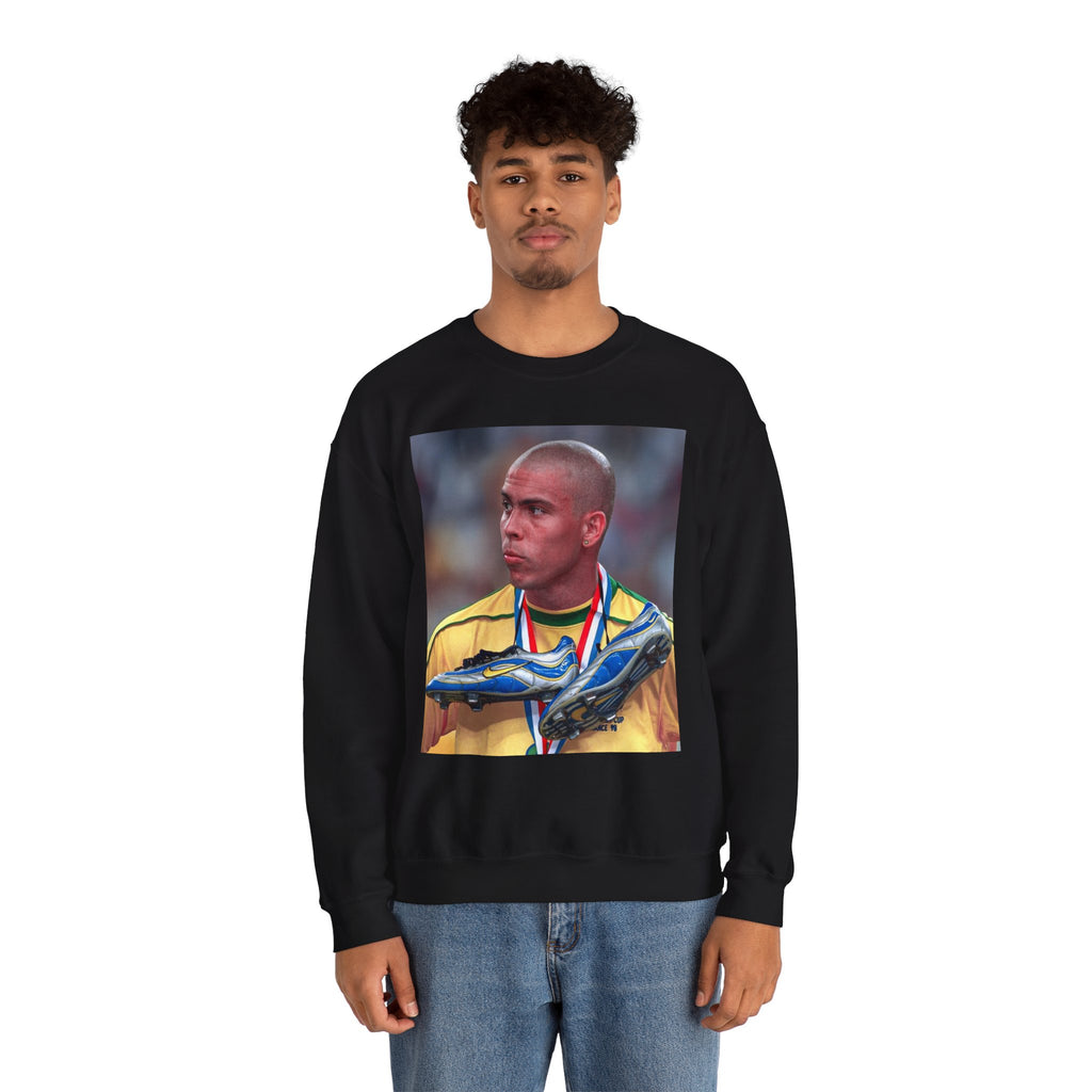 Ronaldo R9 Soccer Champion Photo Crewneck Sweatshirt