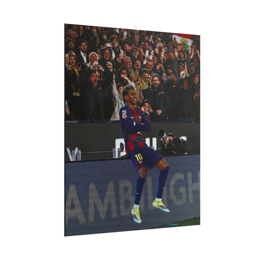 Lamine Yamal Poster — Barcelona Football Star Wall Art