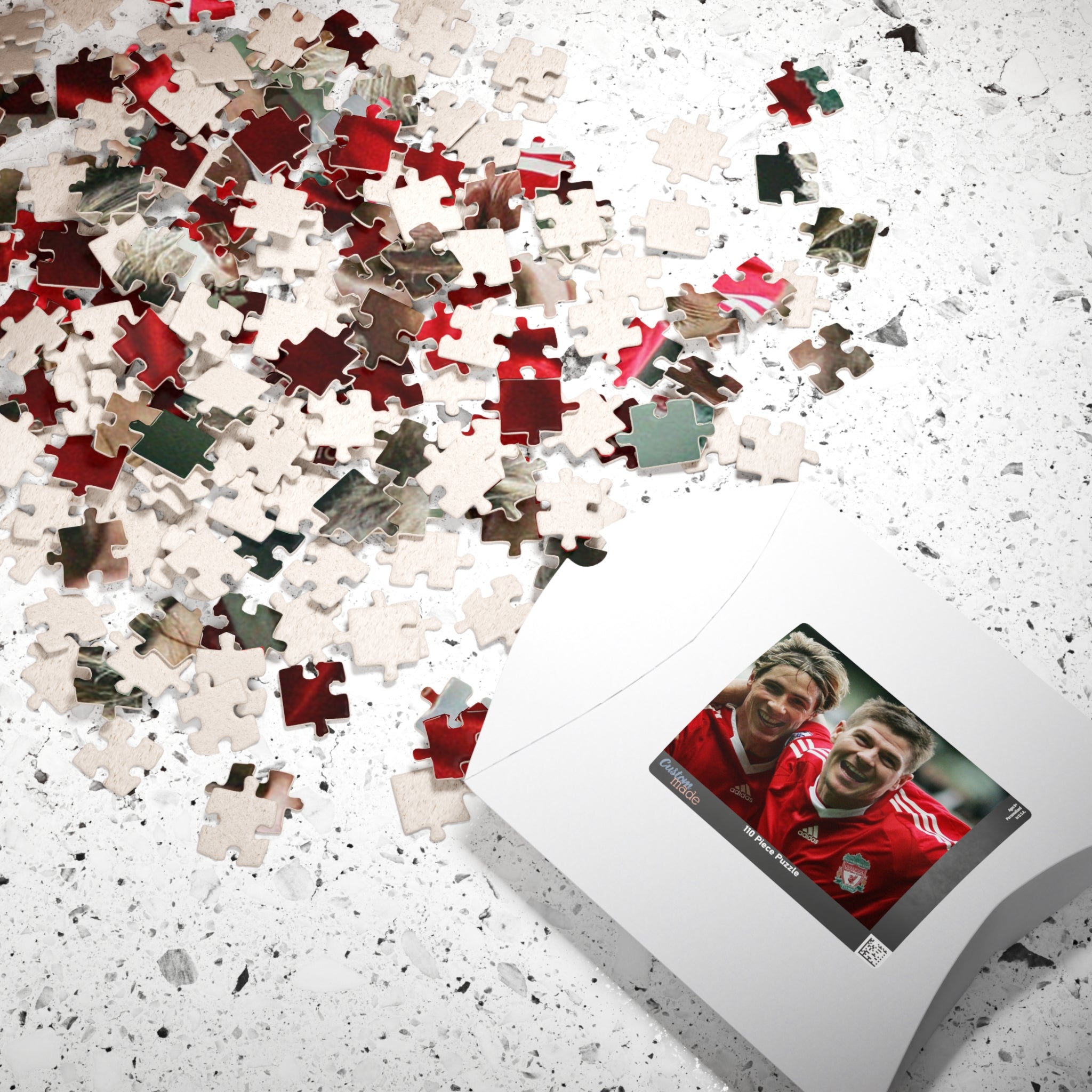 Steven Gerrard & Fernando Torres Liverpool Jigsaw Puzzle — Custom 110/252/520/1014-Piece