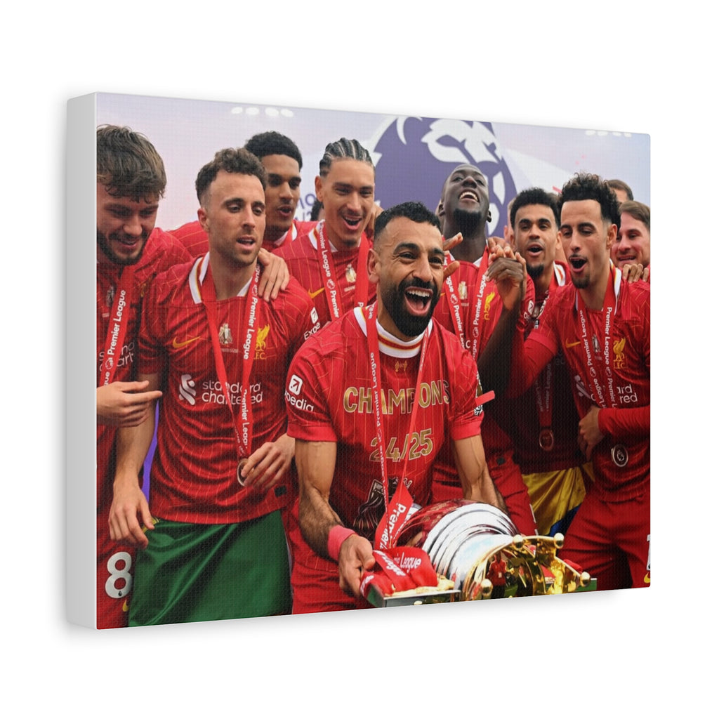 Liverpool Premier League Champions Celebration Matte Canvas Print