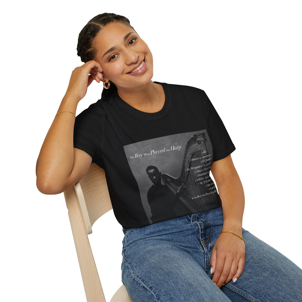 Dave - ‘The Boy Who Played The Harp’ Album T-Shirt — Concert merch