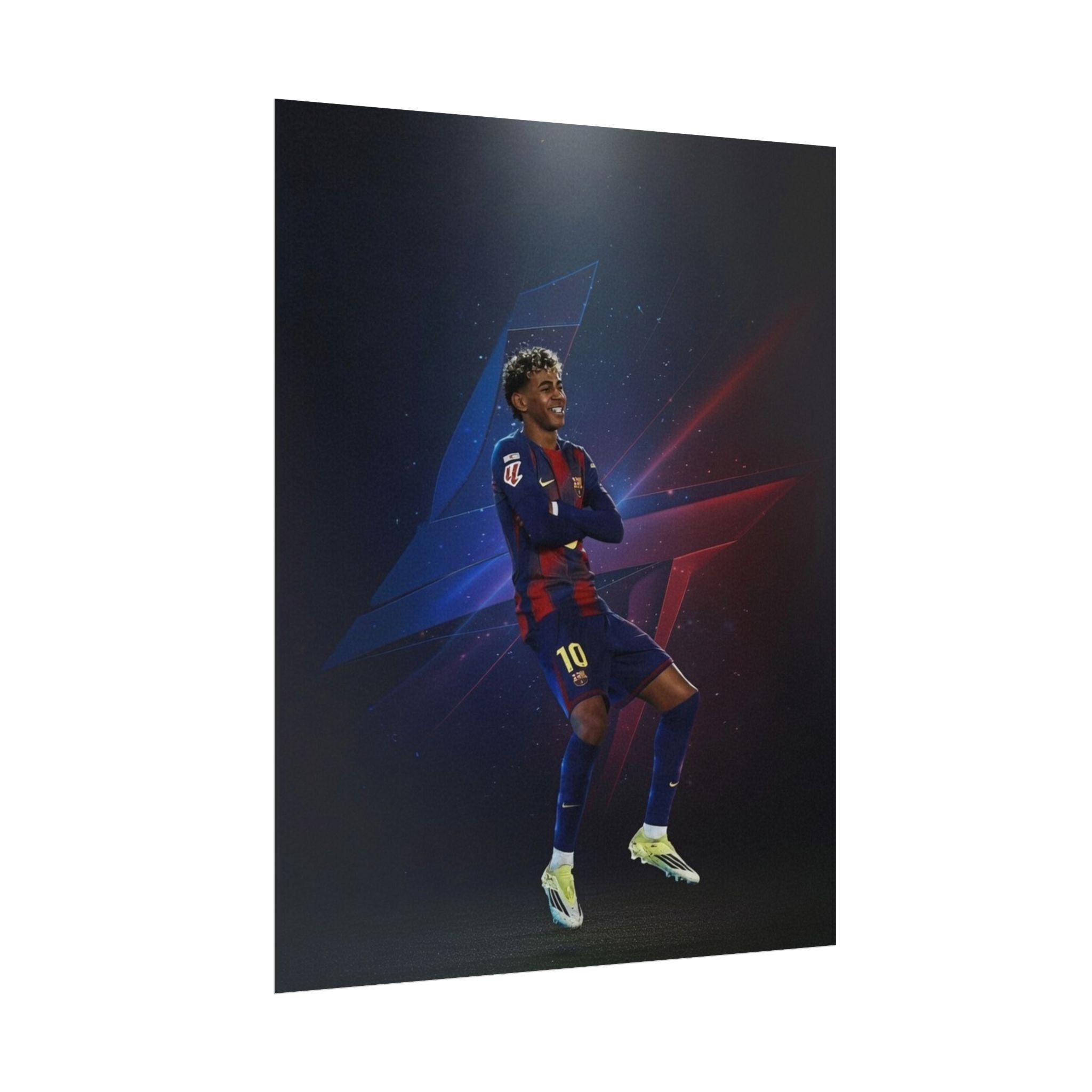 Lamine Yamal Celebration Poster - Barcelona Starboy | Available in multiple sizes