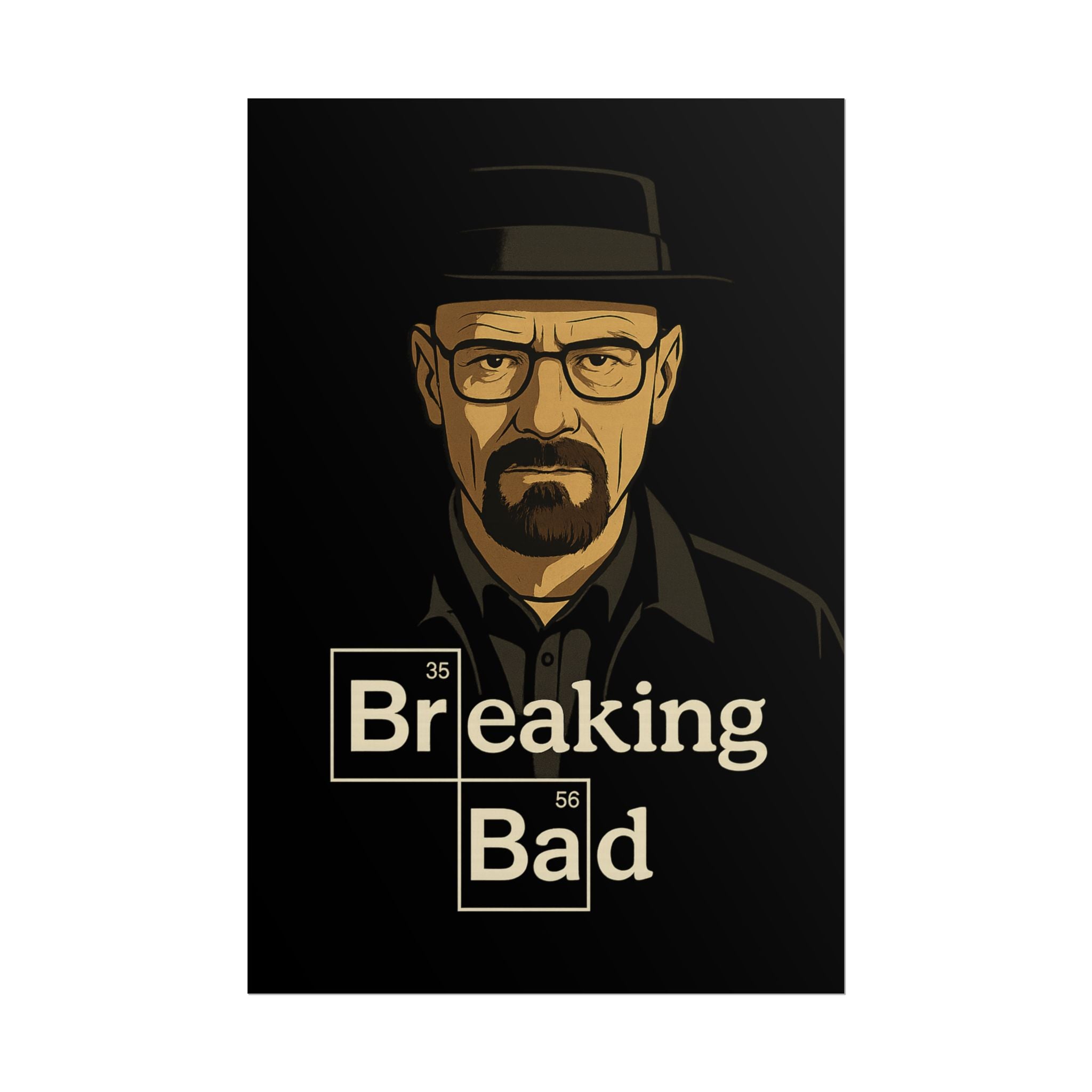 Breaking Bad Style Rolled Poster