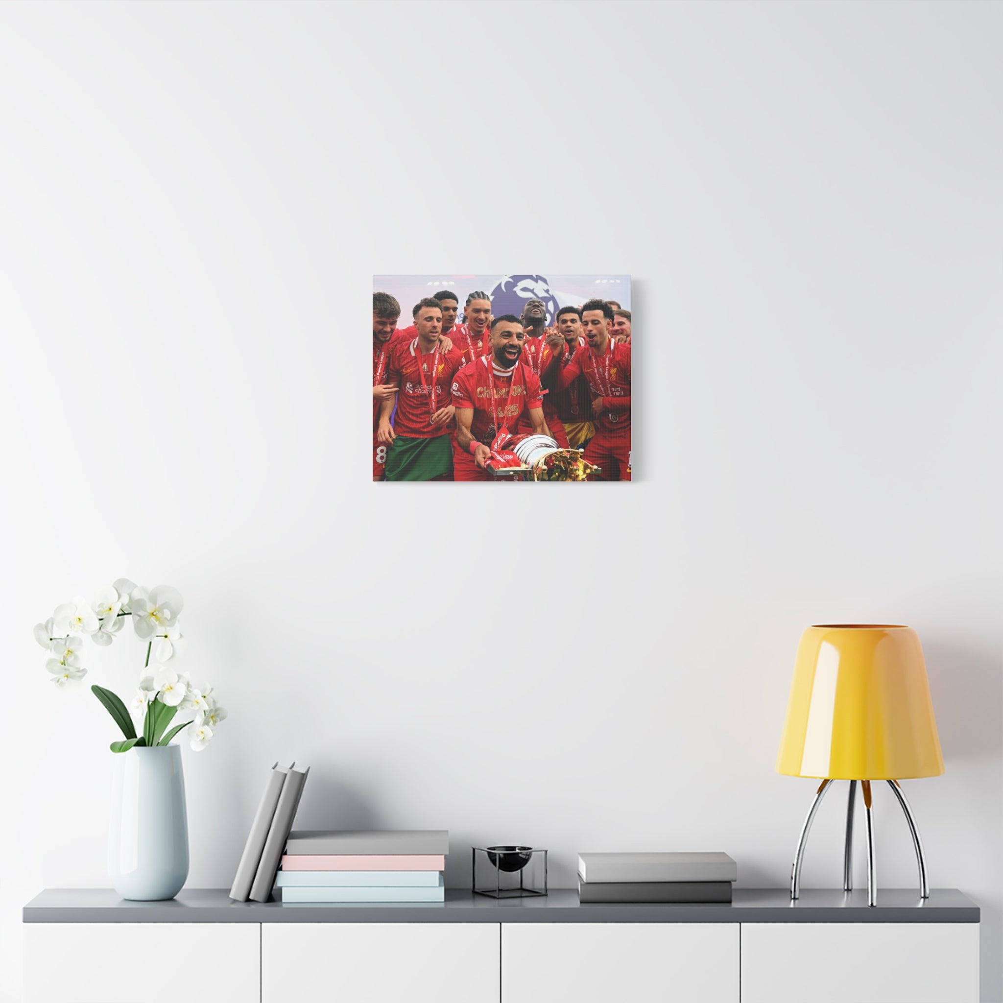 Liverpool Premier League Champions Celebration Matte Canvas Print