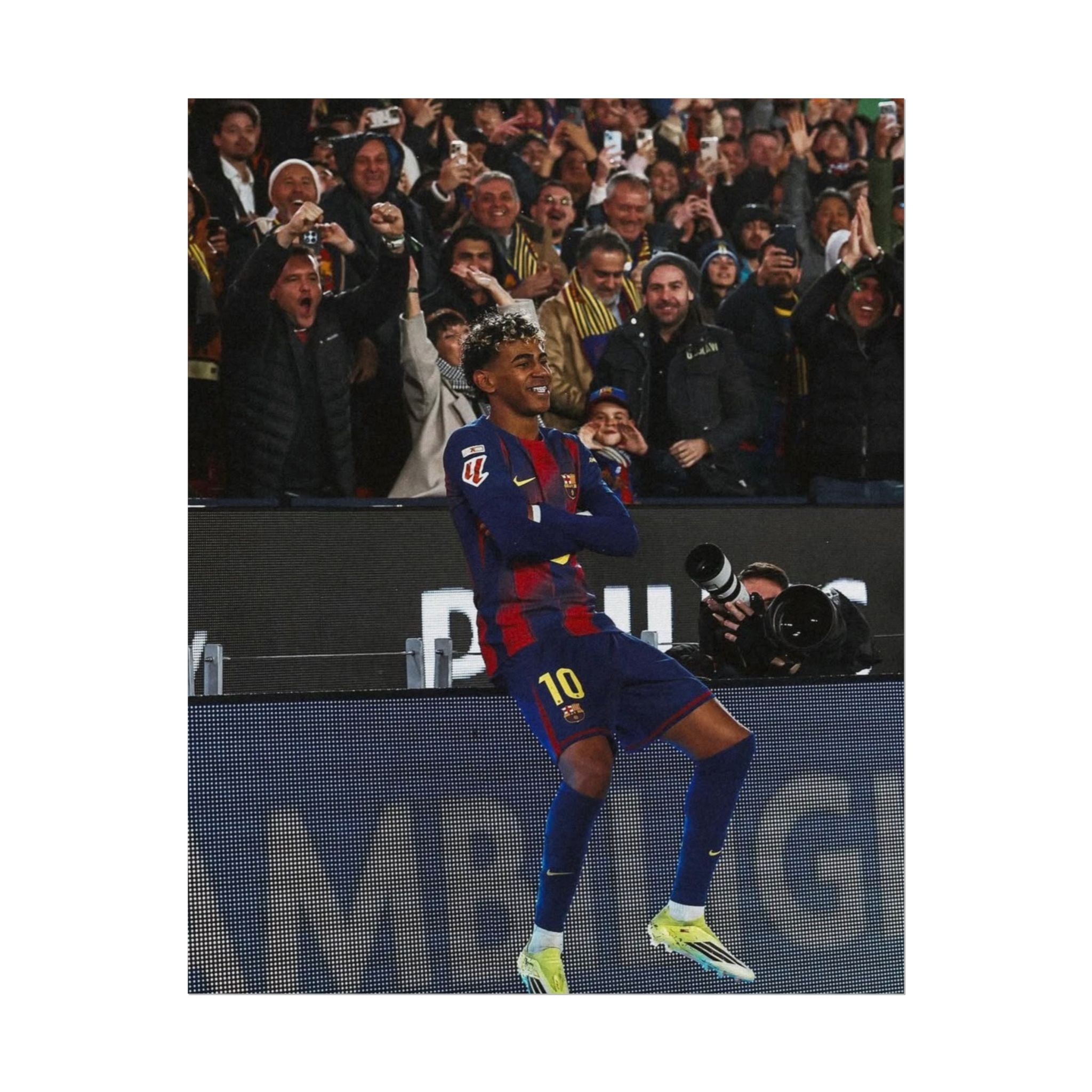 Lamine Yamal Poster — Barcelona Football Star Wall Art