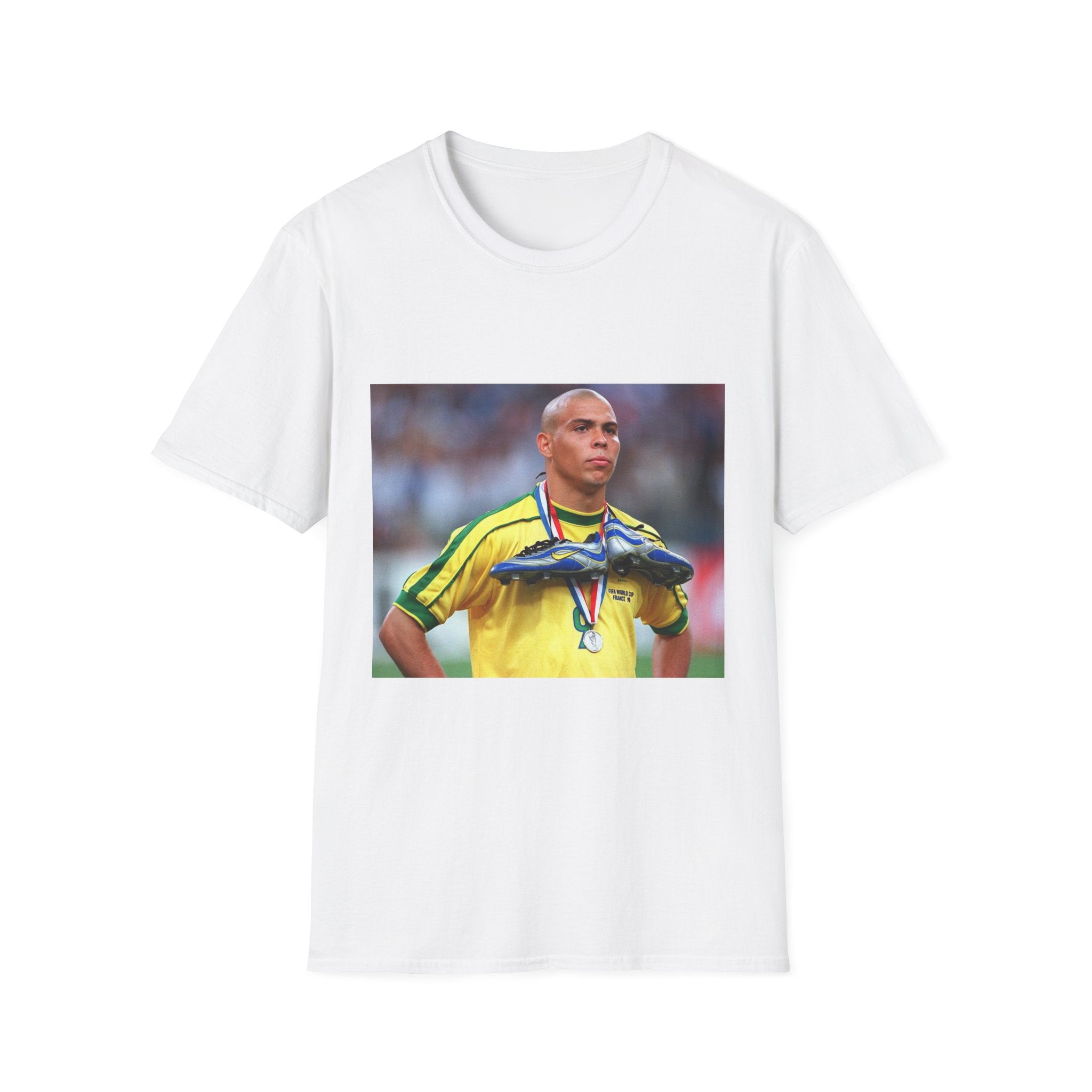 Ronaldo R9 Photo World Cup T-Shirt — Brazil Graphic Tee