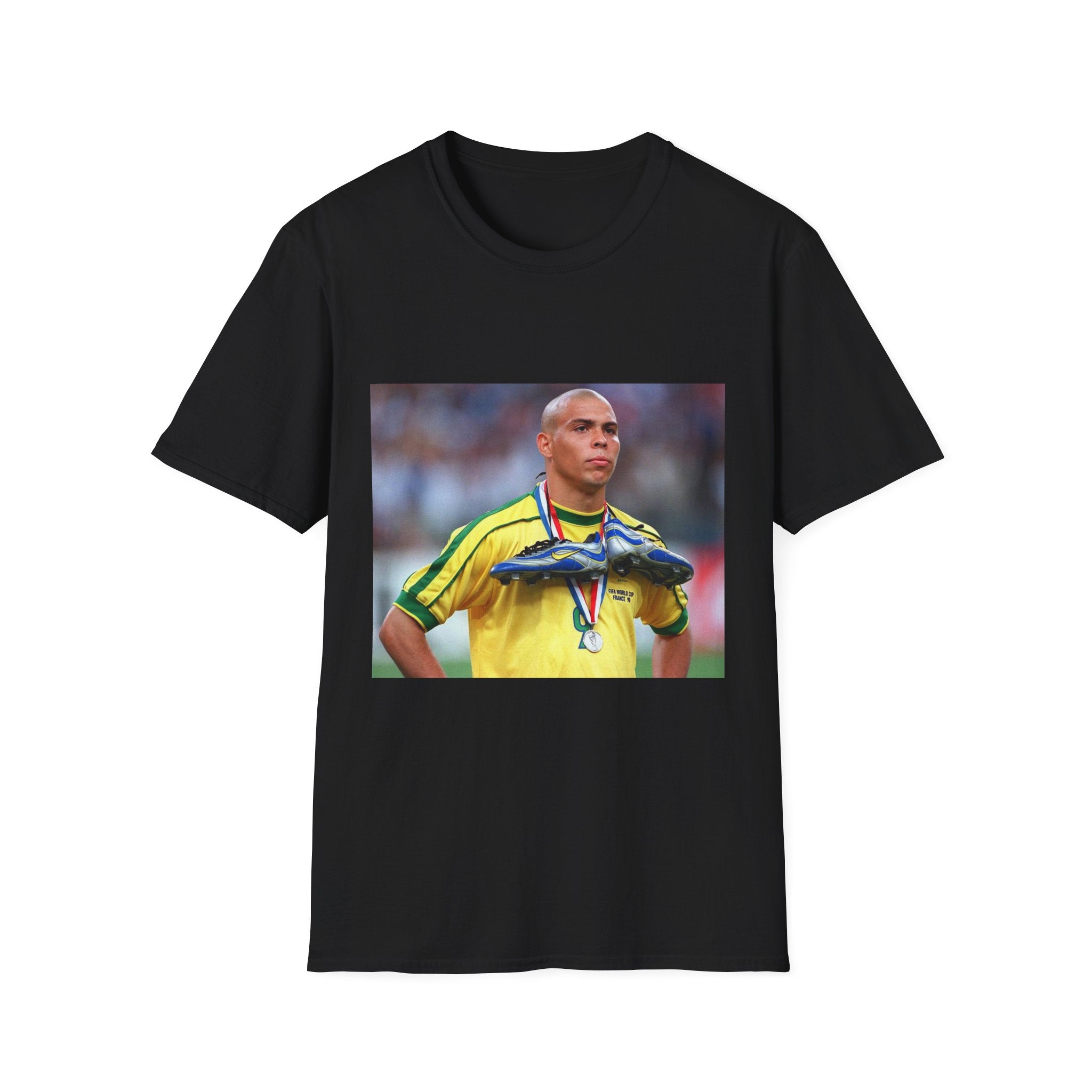 Ronaldo R9 Photo World Cup T-Shirt — Brazil Graphic Tee