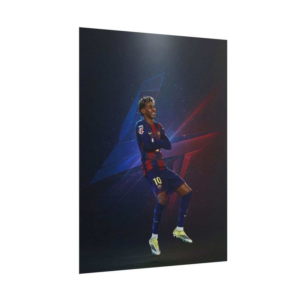 Lamine Yamal Celebration Poster - Barcelona Starboy | Available in multiple sizes
