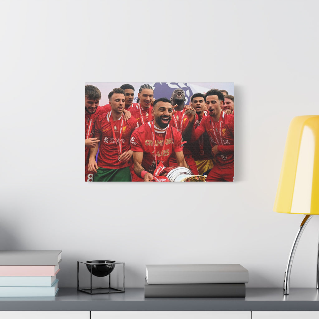 Liverpool Premier League Champions Celebration Matte Canvas Print
