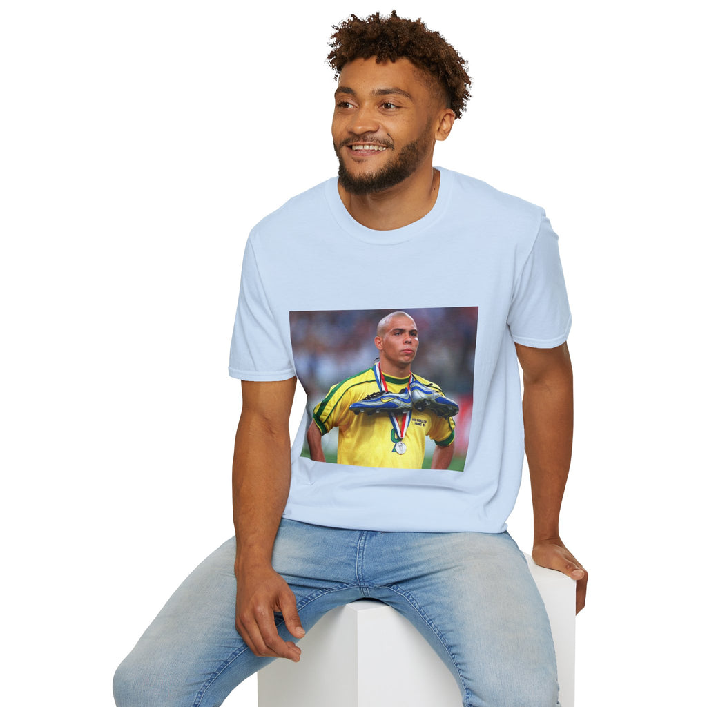 Ronaldo R9 Photo World Cup T-Shirt — Brazil Graphic Tee