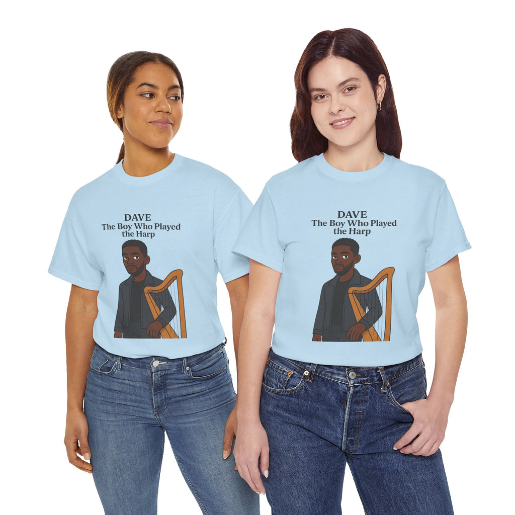 Dave T-Shirt — "The Boy Who Played the Harp" Graphic Tee