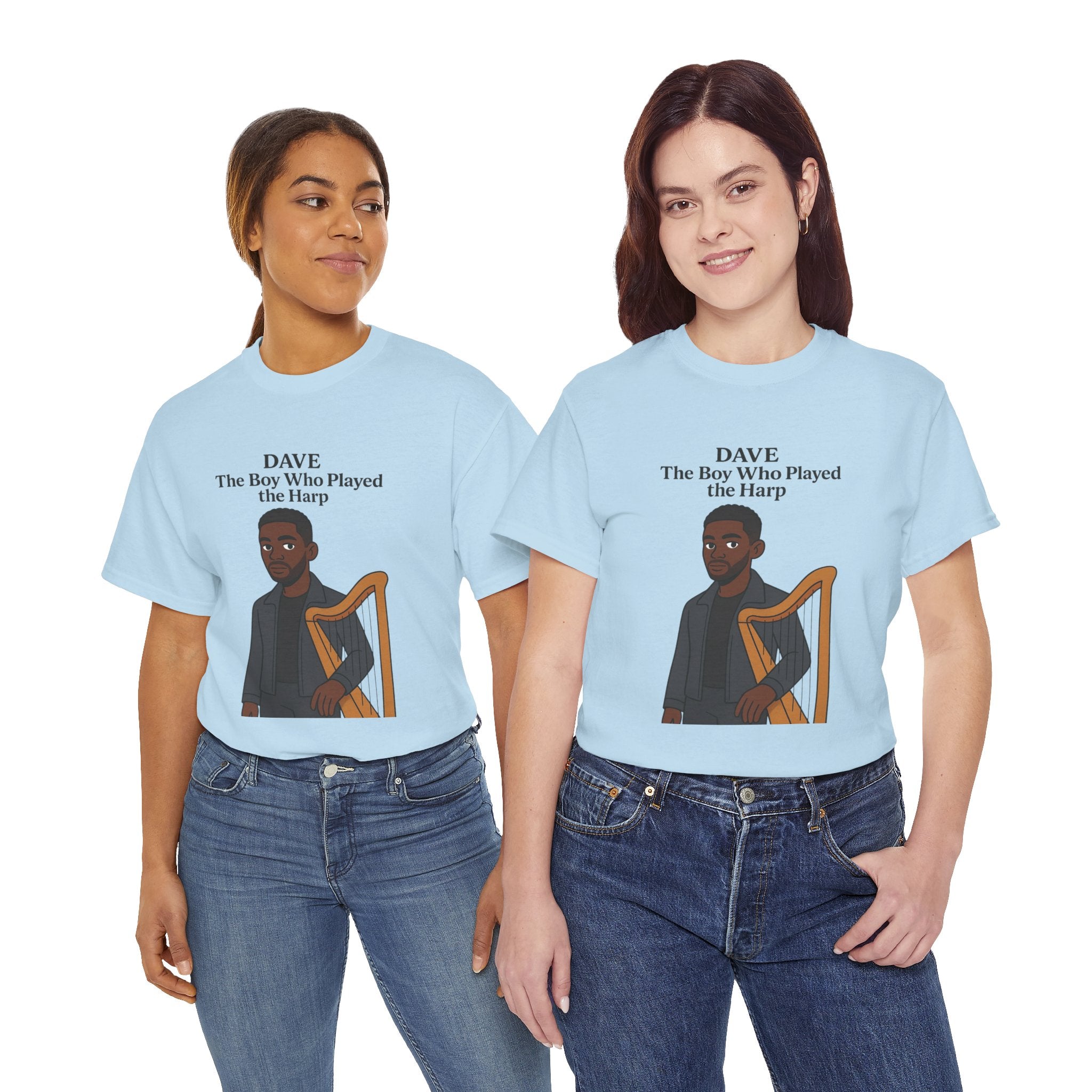 Dave T-Shirt — "The Boy Who Played the Harp" Graphic Tee