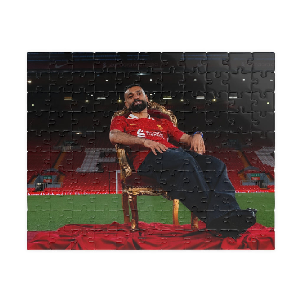 Mo Salah - Egyptian King Stadium Portrait Jigsaw Puzzle – 252/520/1014-Piece Sports Photo Puzzle