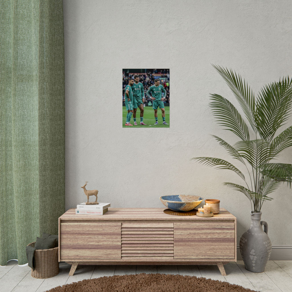 Salah, Wirtz & Szoboszlai Photo Poster - Rolled Liverpool FC Action Print