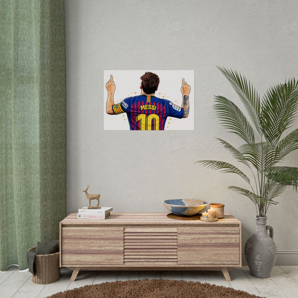 Lionel Messi Celebration Rolled Poster
