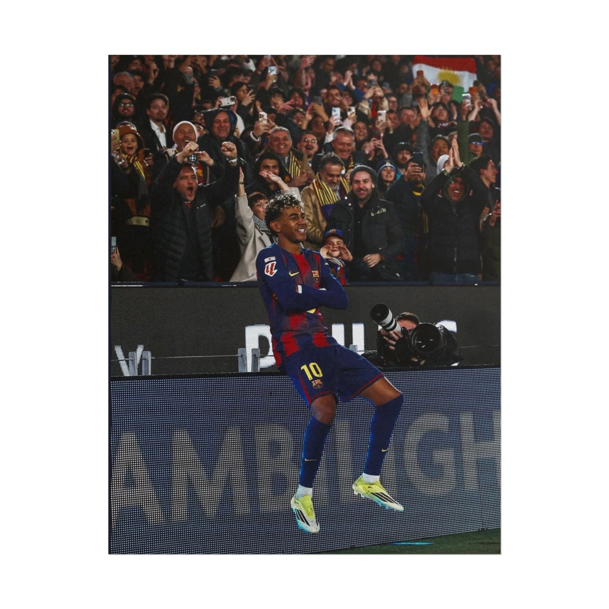 Lamine Yamal Poster — Barcelona Football Star Wall Art
