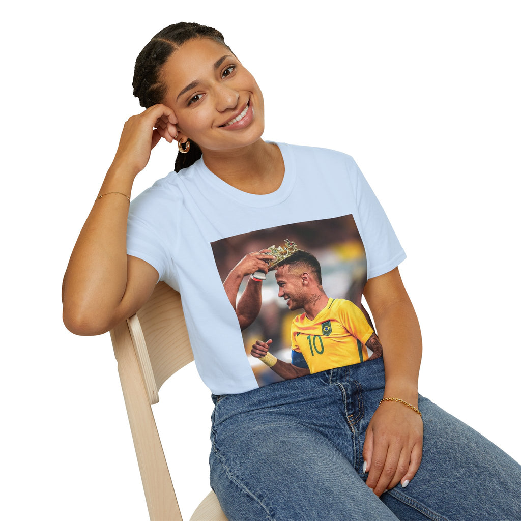 Neymar Brazil Soccer Photo Tee — #10 World Cup Football Fan Shirt