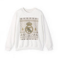 Real Madrid White and Gold Sweatshirt