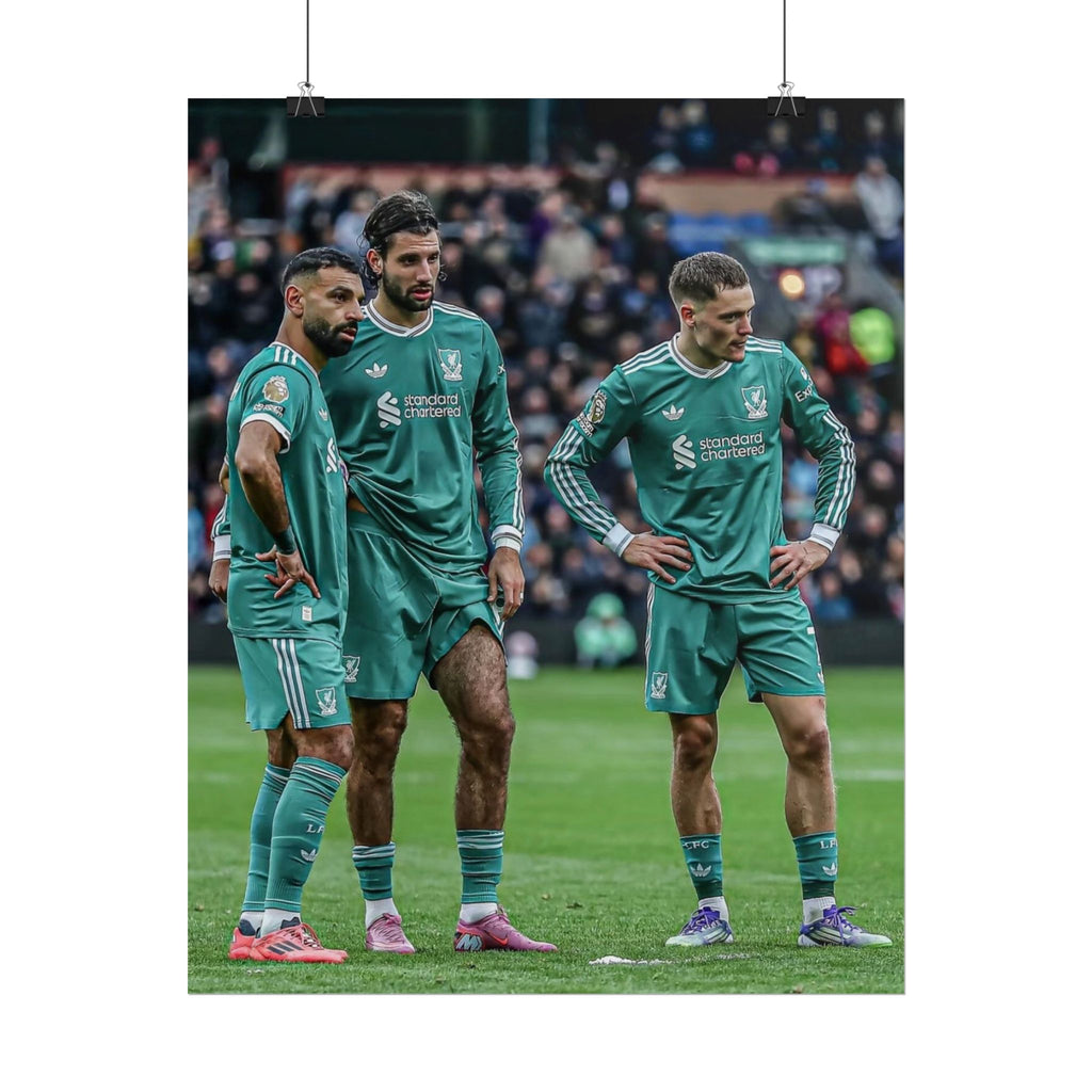 Salah, Wirtz & Szoboszlai Photo Poster - Rolled Liverpool FC Action Print