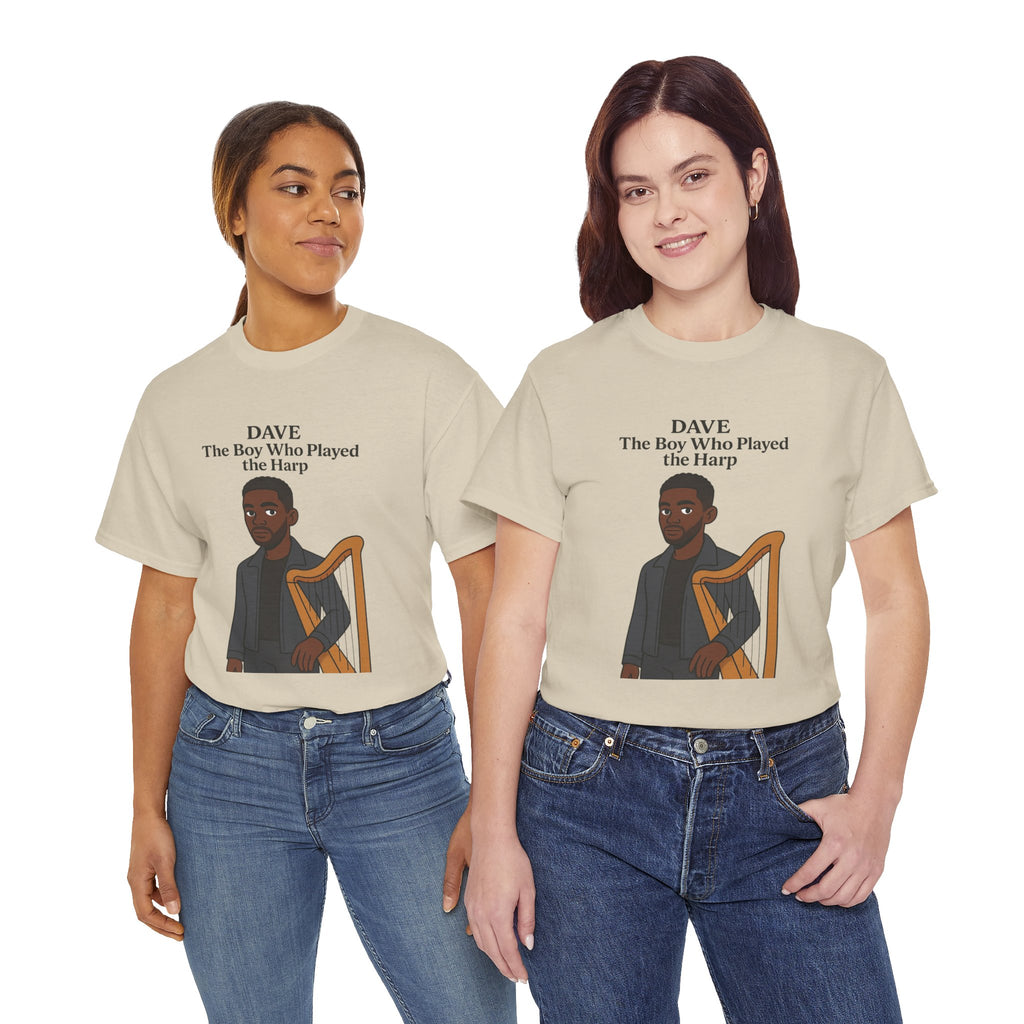 Dave T-Shirt — "The Boy Who Played the Harp" Graphic Tee