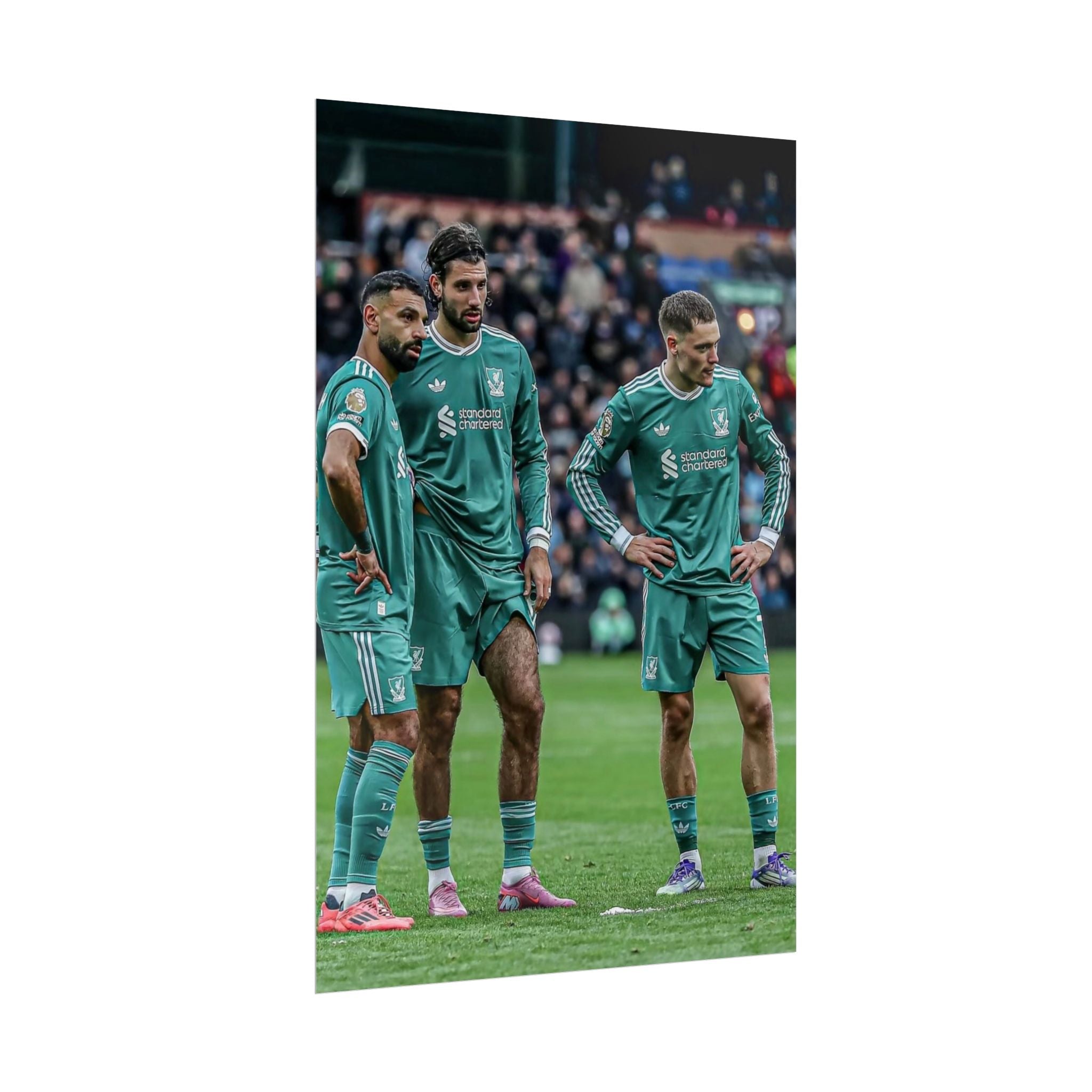 Salah, Wirtz & Szoboszlai Photo Poster - Rolled Liverpool FC Action Print