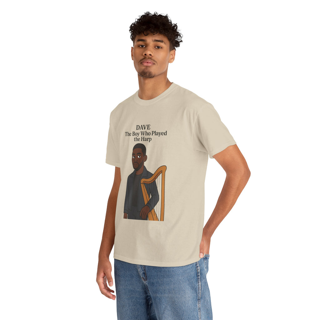 Dave T-Shirt — "The Boy Who Played the Harp" Graphic Tee