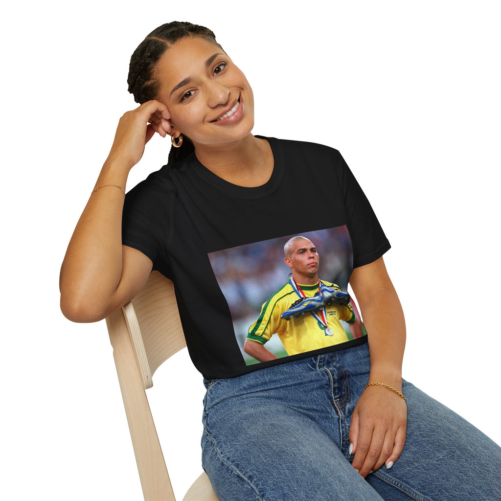 Ronaldo R9 Photo World Cup T-Shirt — Brazil Graphic Tee