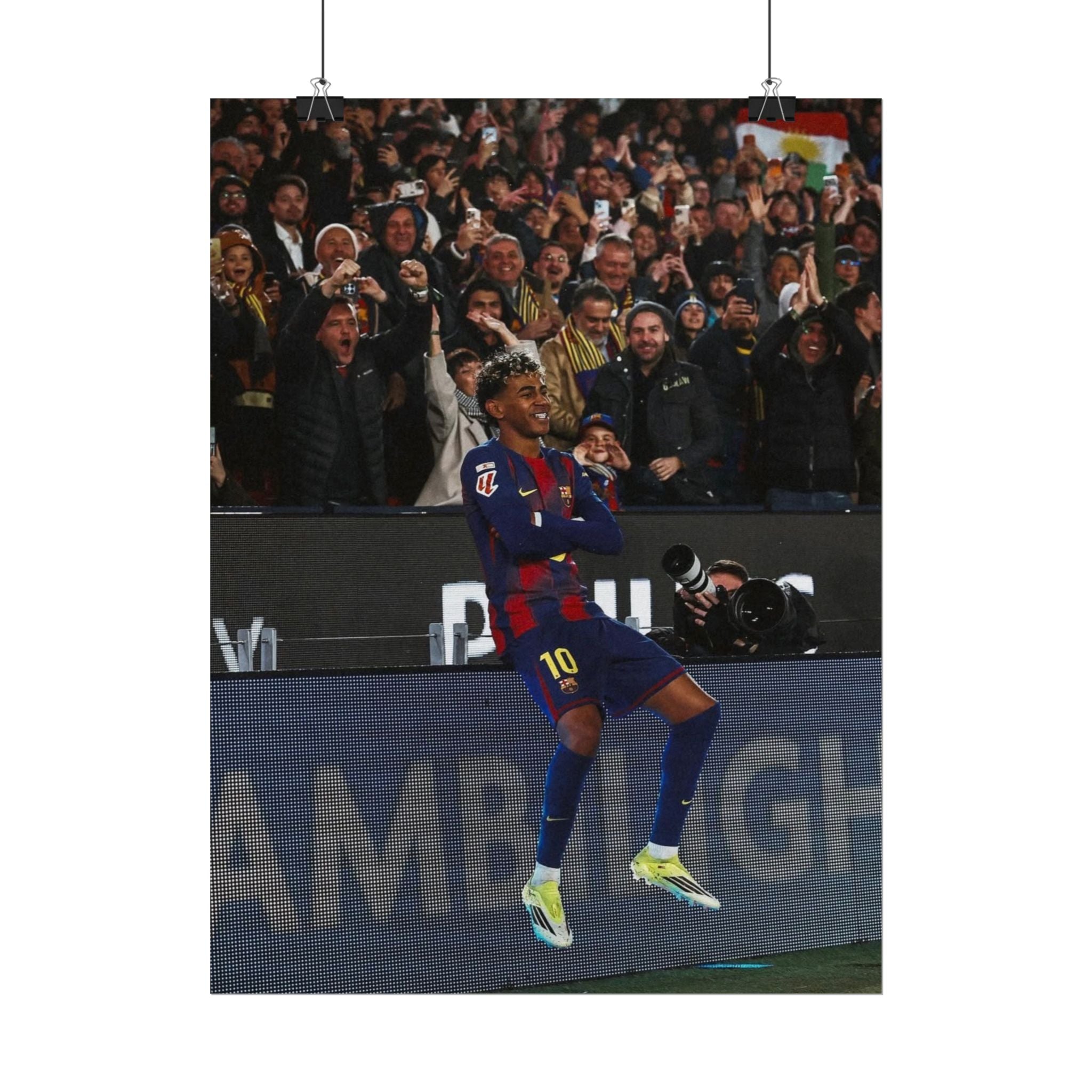 Lamine Yamal Poster — Barcelona Football Star Wall Art