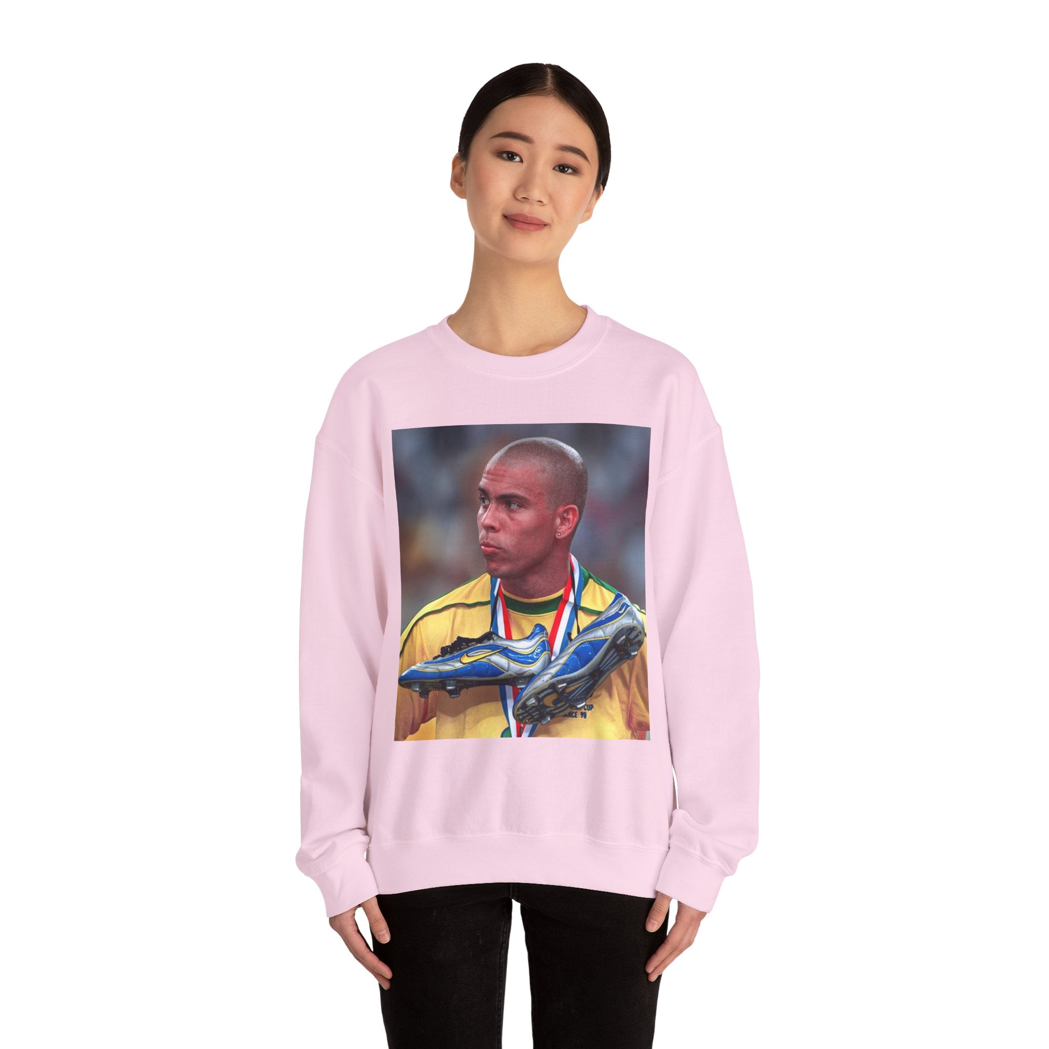 Ronaldo R9 Soccer Champion Photo Crewneck Sweatshirt