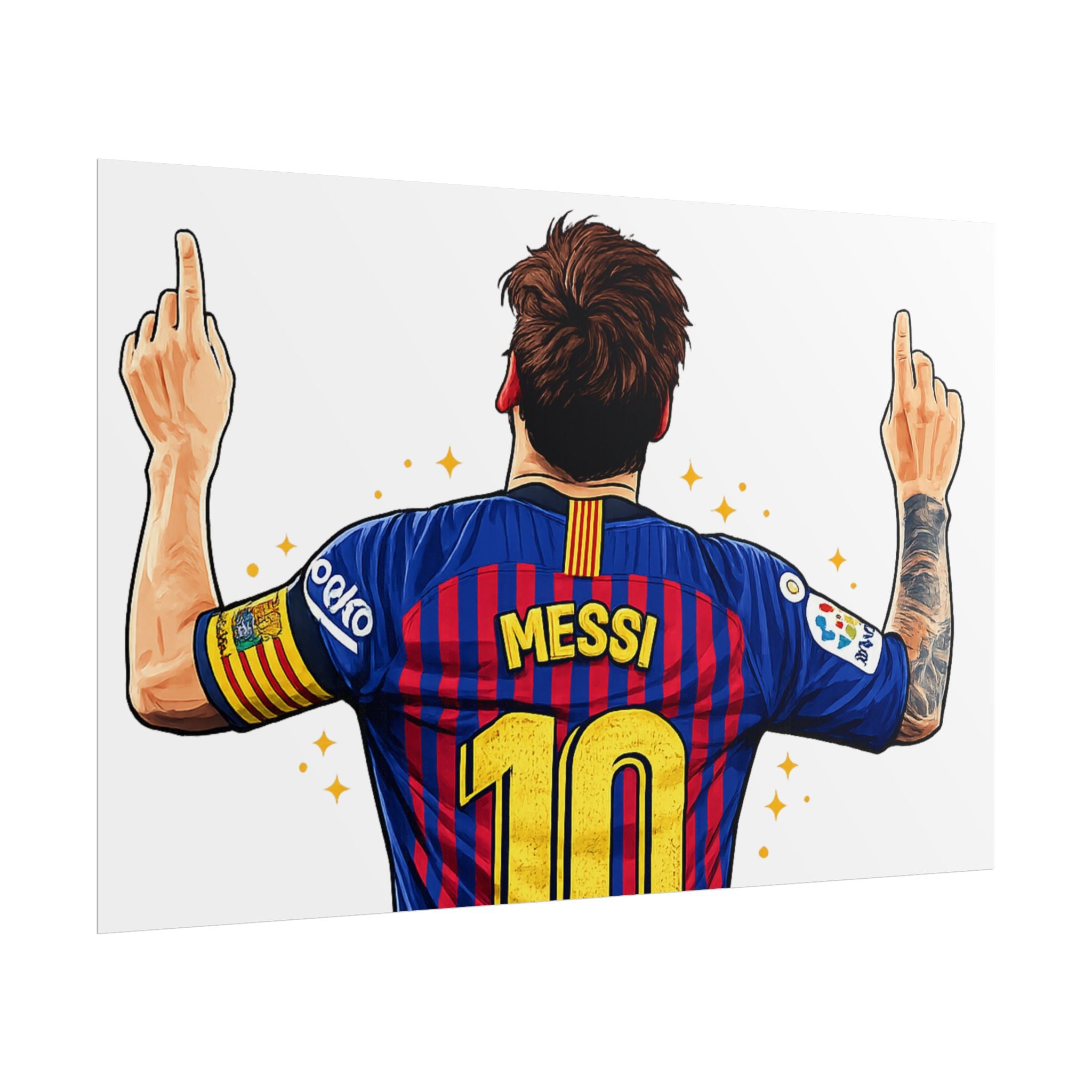Lionel Messi Celebration Rolled Poster