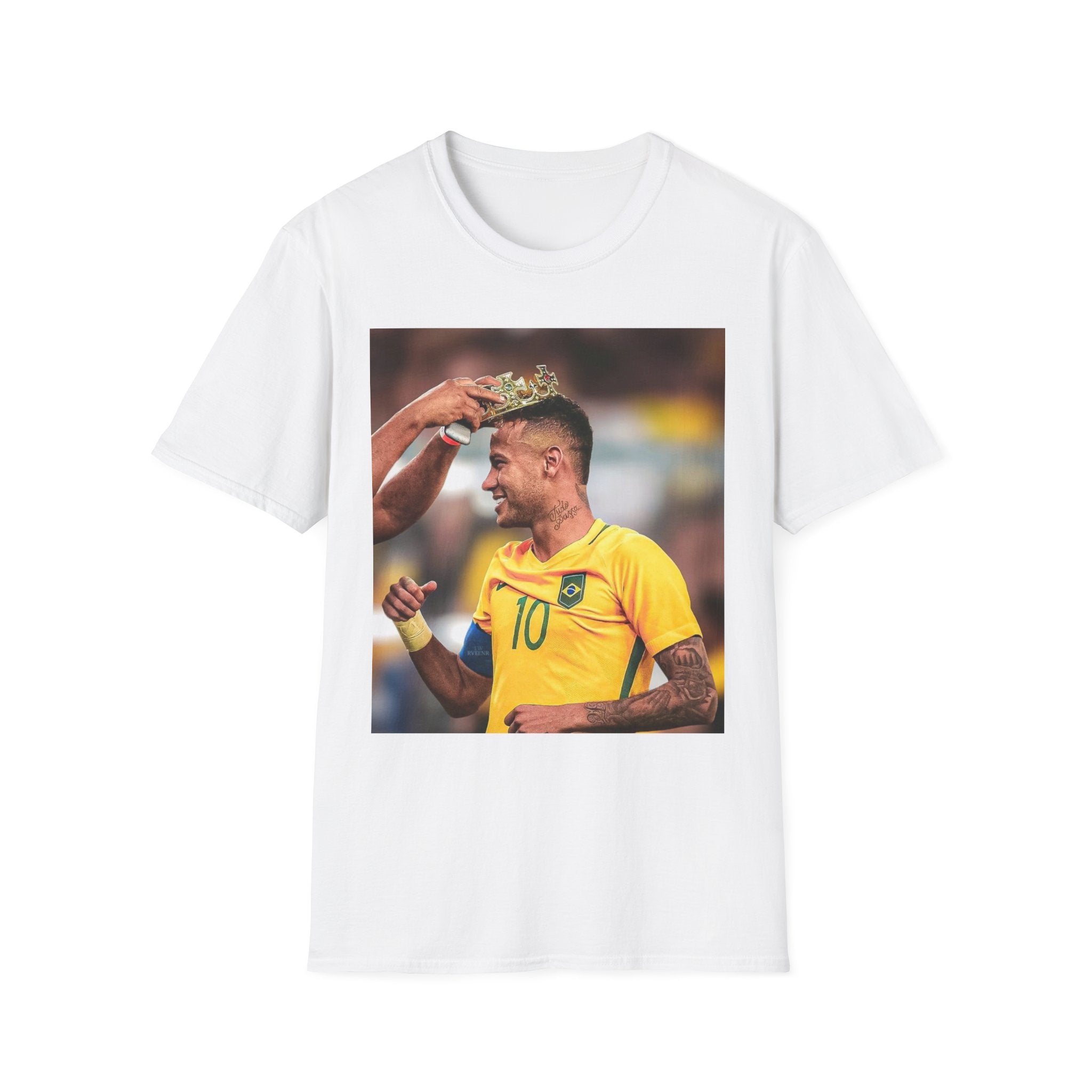 Neymar Brazil Soccer Photo Tee — #10 World Cup Football Fan Shirt