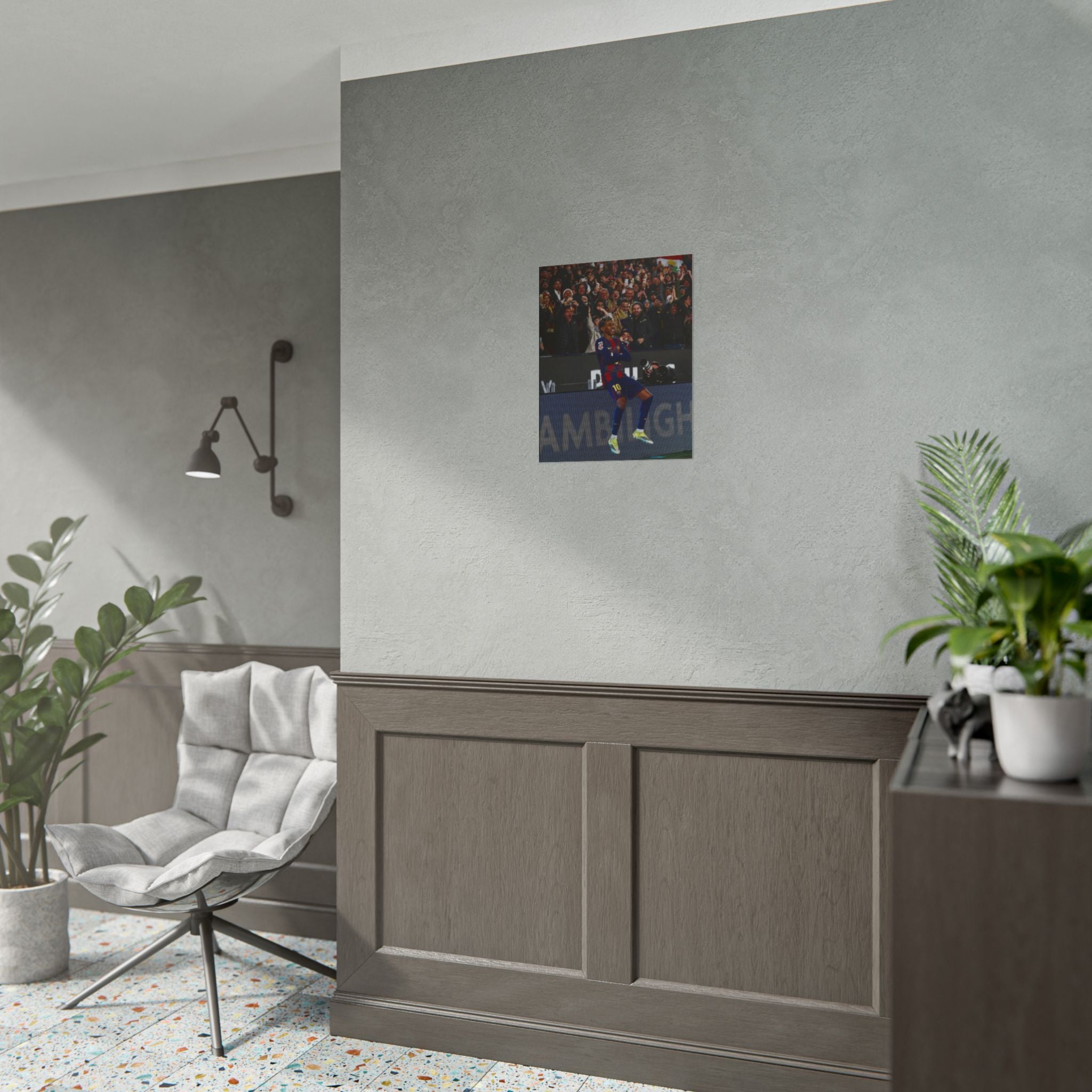 Lamine Yamal Poster — Barcelona Football Star Wall Art