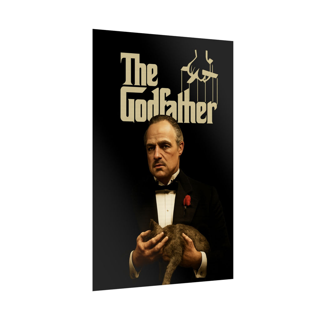 Rolled Poster — The Godfather Movie Logo & Don Vito Corleone Portrait