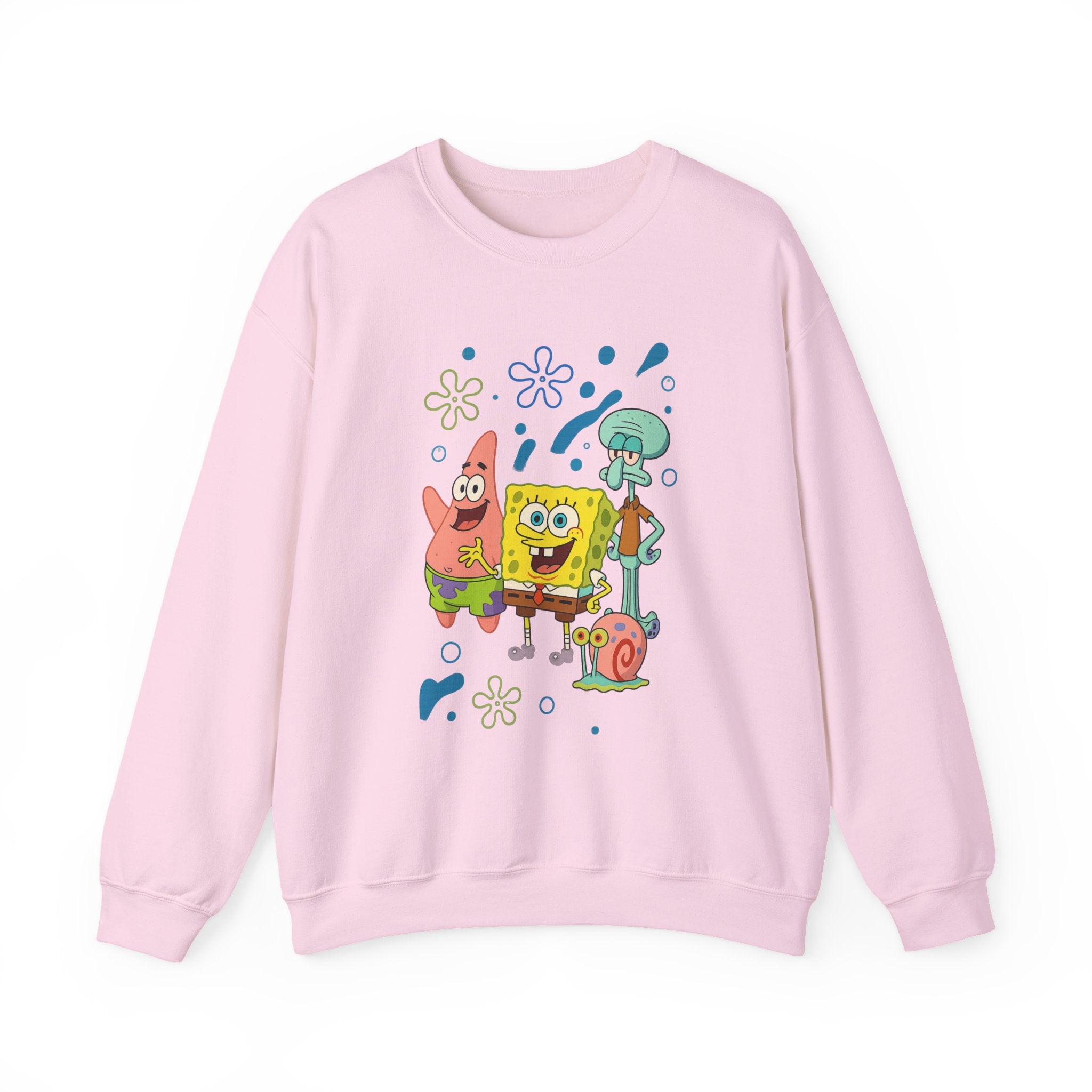 SpongeBob Crewneck Sweatshirt – Bikini Bottom Friends Graphic