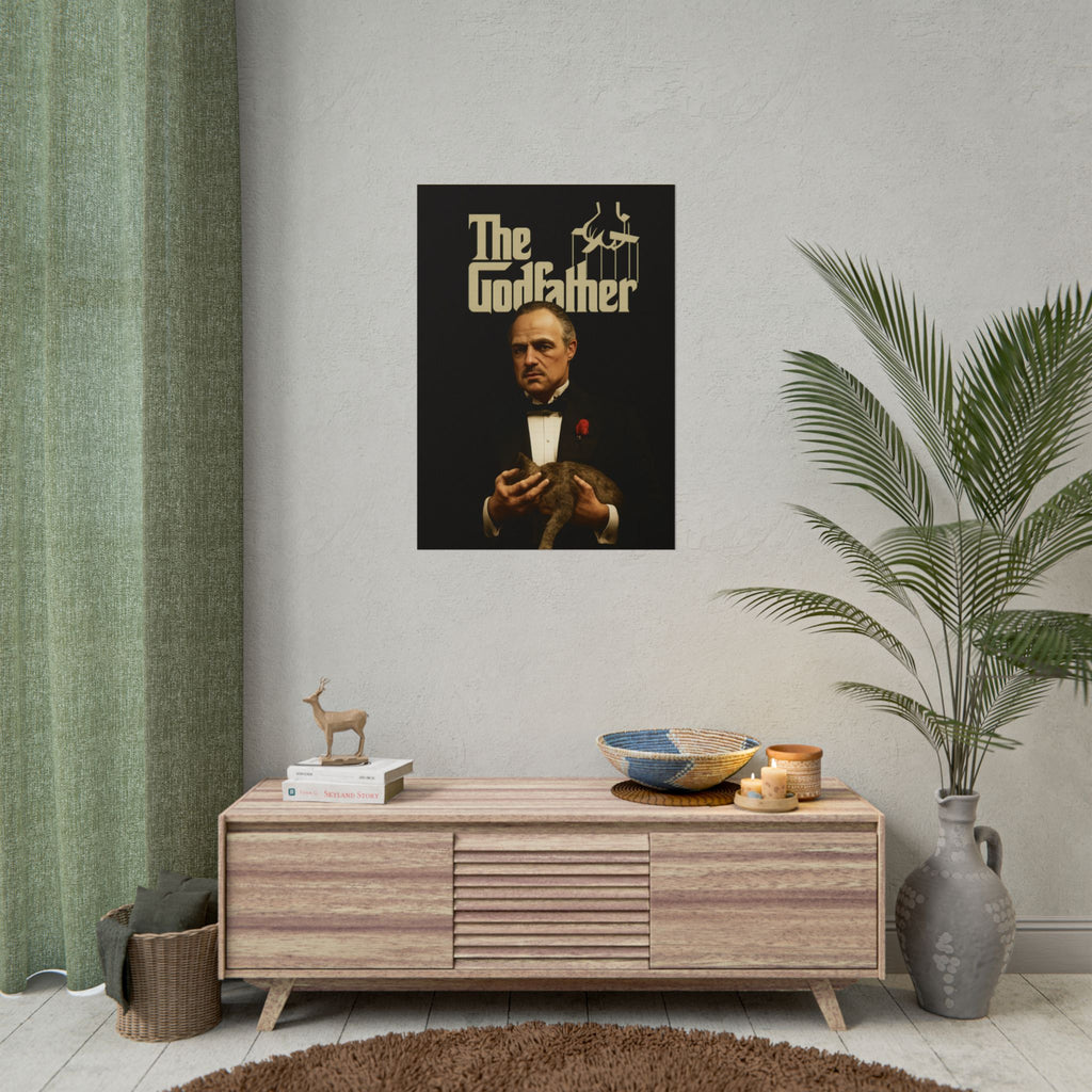Rolled Poster — The Godfather Movie Logo & Don Vito Corleone Portrait
