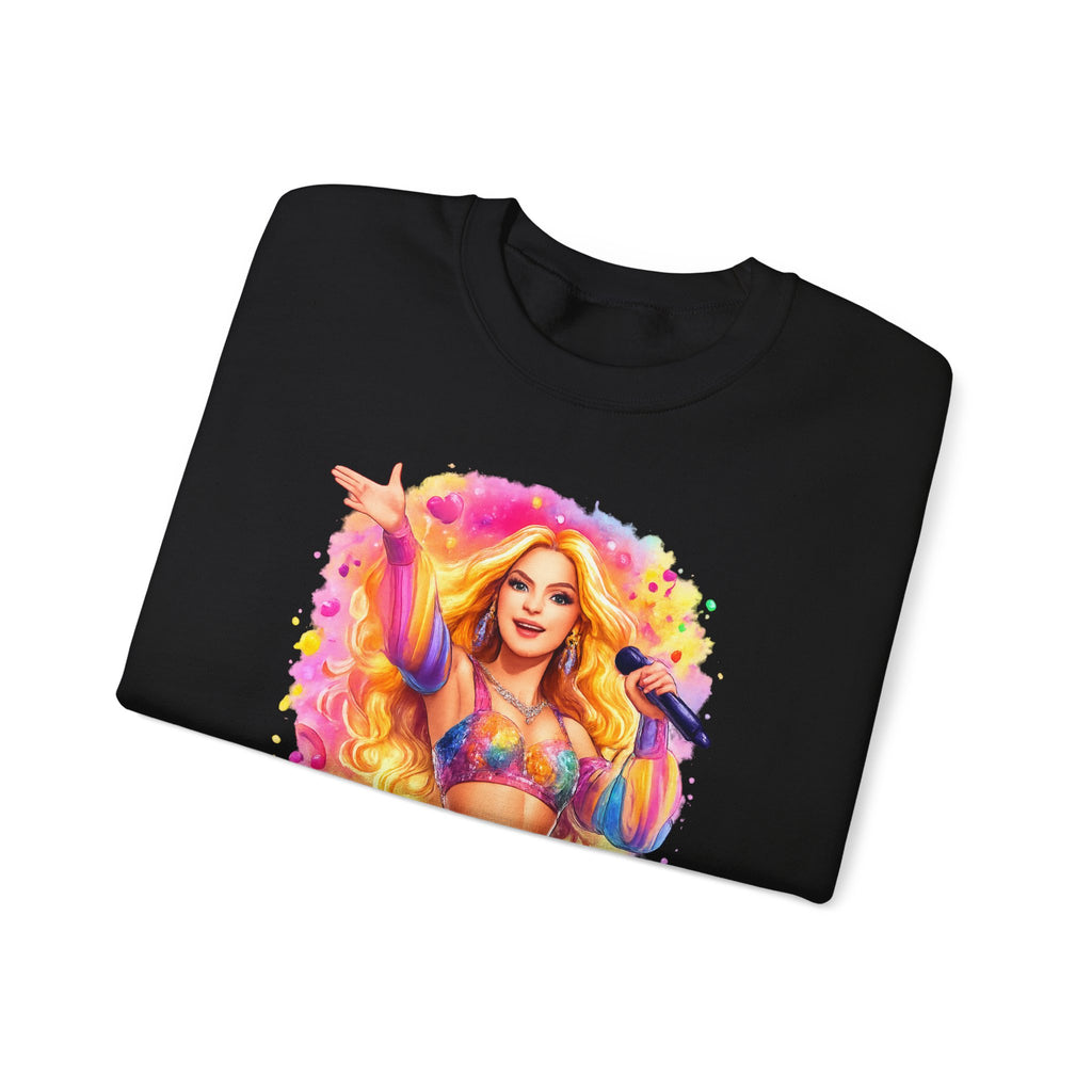 Zara Larsson Graphic Sweatshirt - Colorful Pop Star Crewneck
