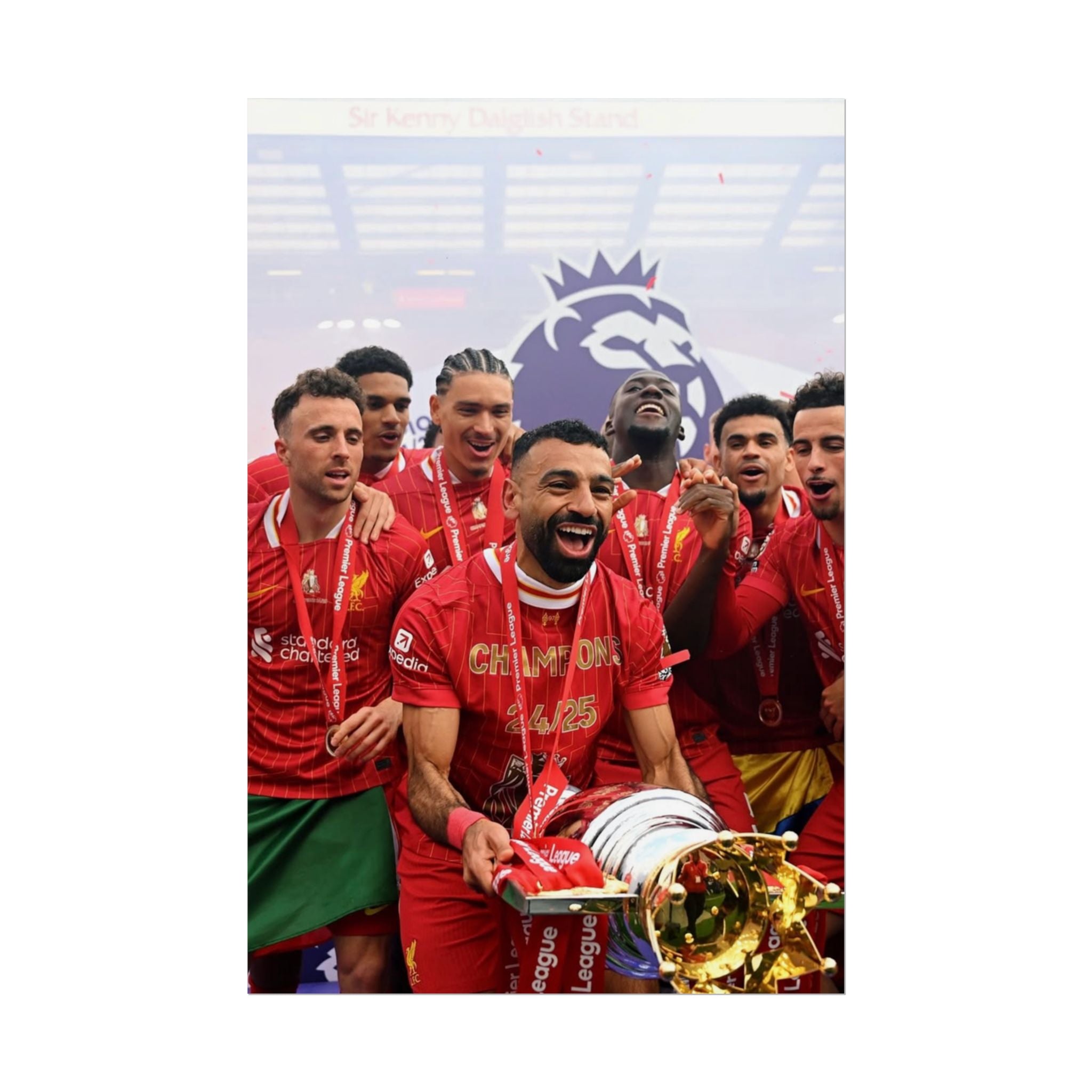 Liverpool FC Premier League Winners Photo Poster — Rolled Soccer Wall Art