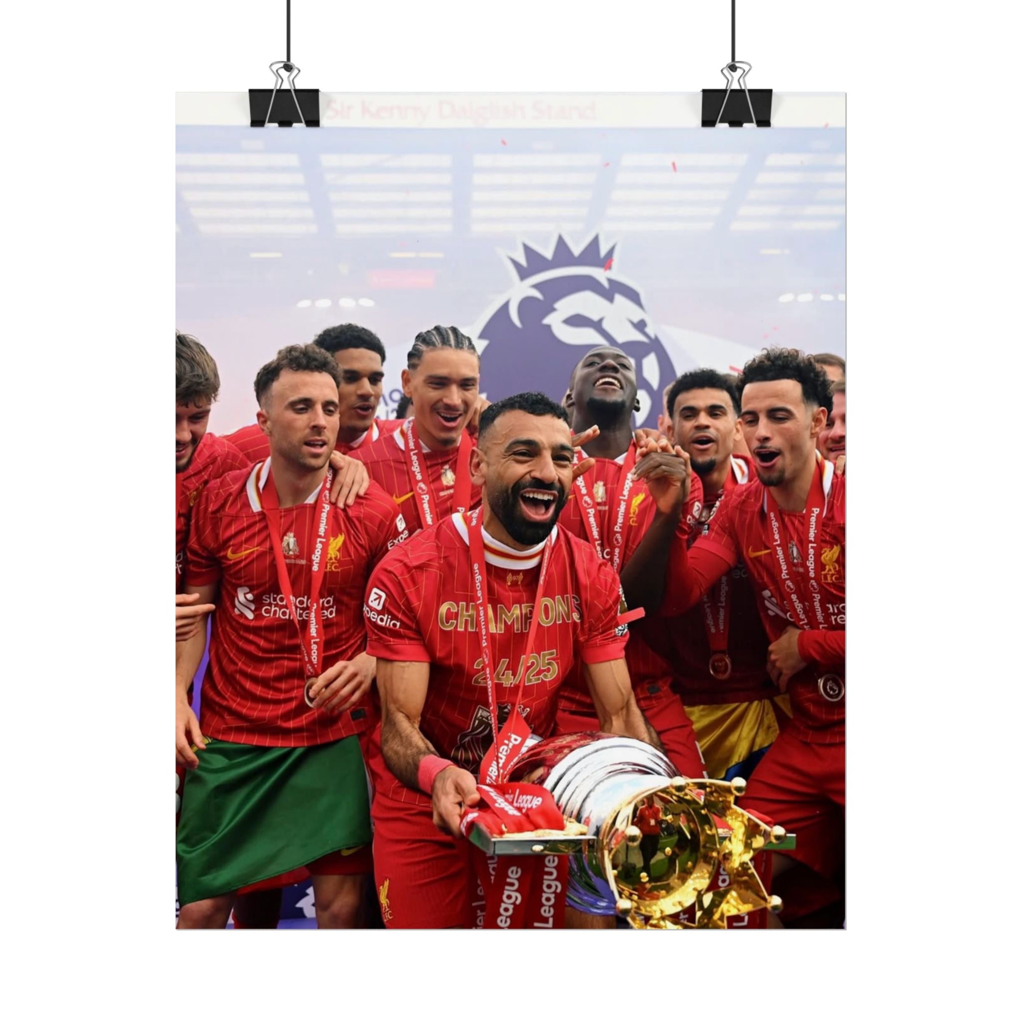 Liverpool FC Premier League Winners Photo Poster — Rolled Soccer Wall Art