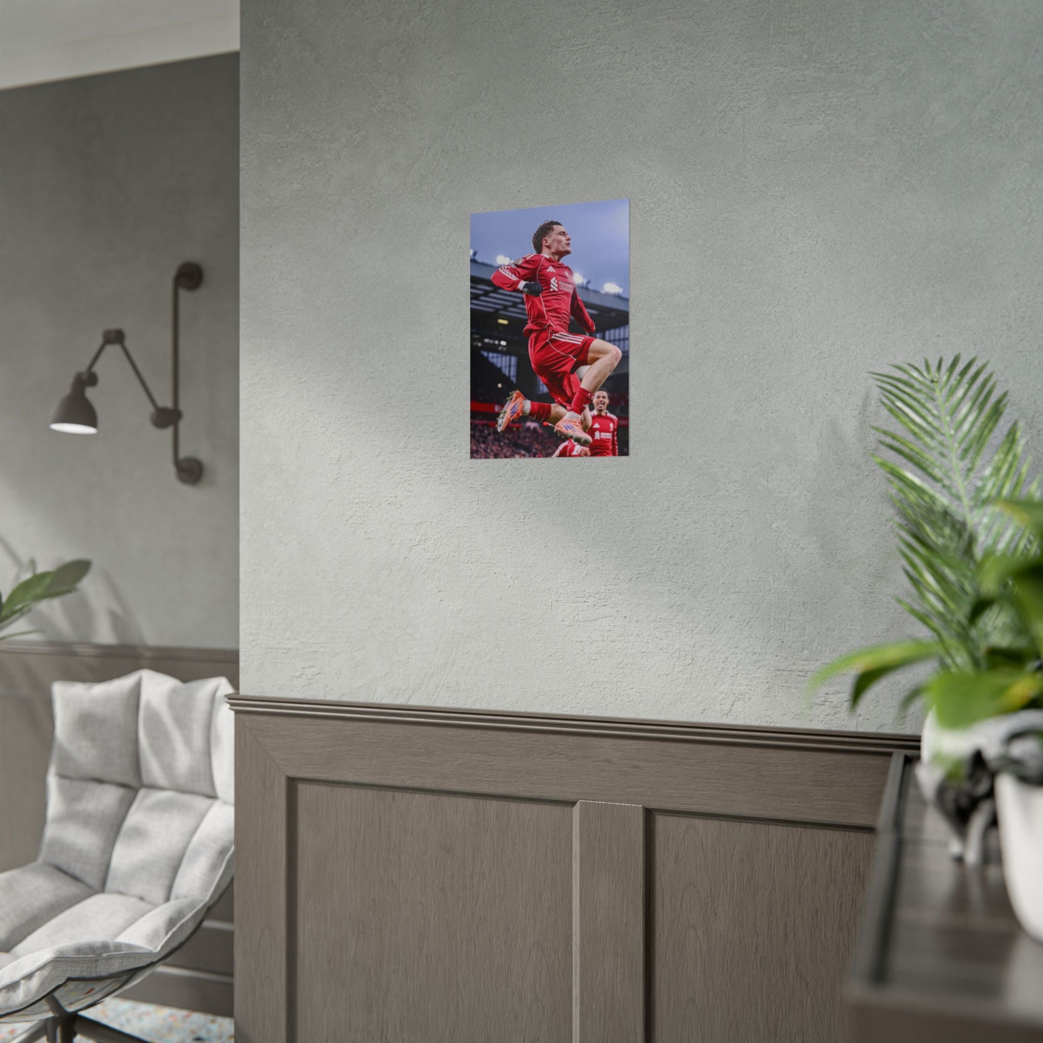 Florian Wirtz - Liverpool Football Star Action Poster