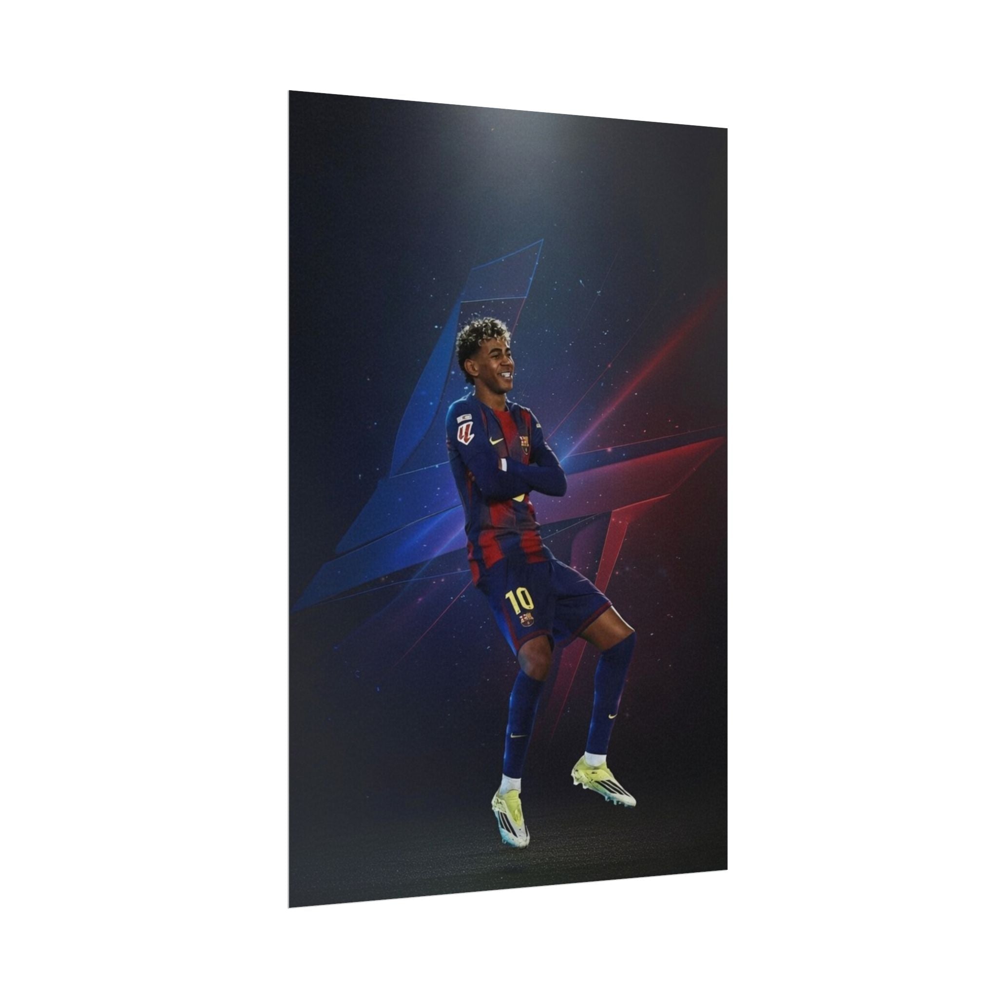 Lamine Yamal Celebration Poster - Barcelona Starboy | Available in multiple sizes
