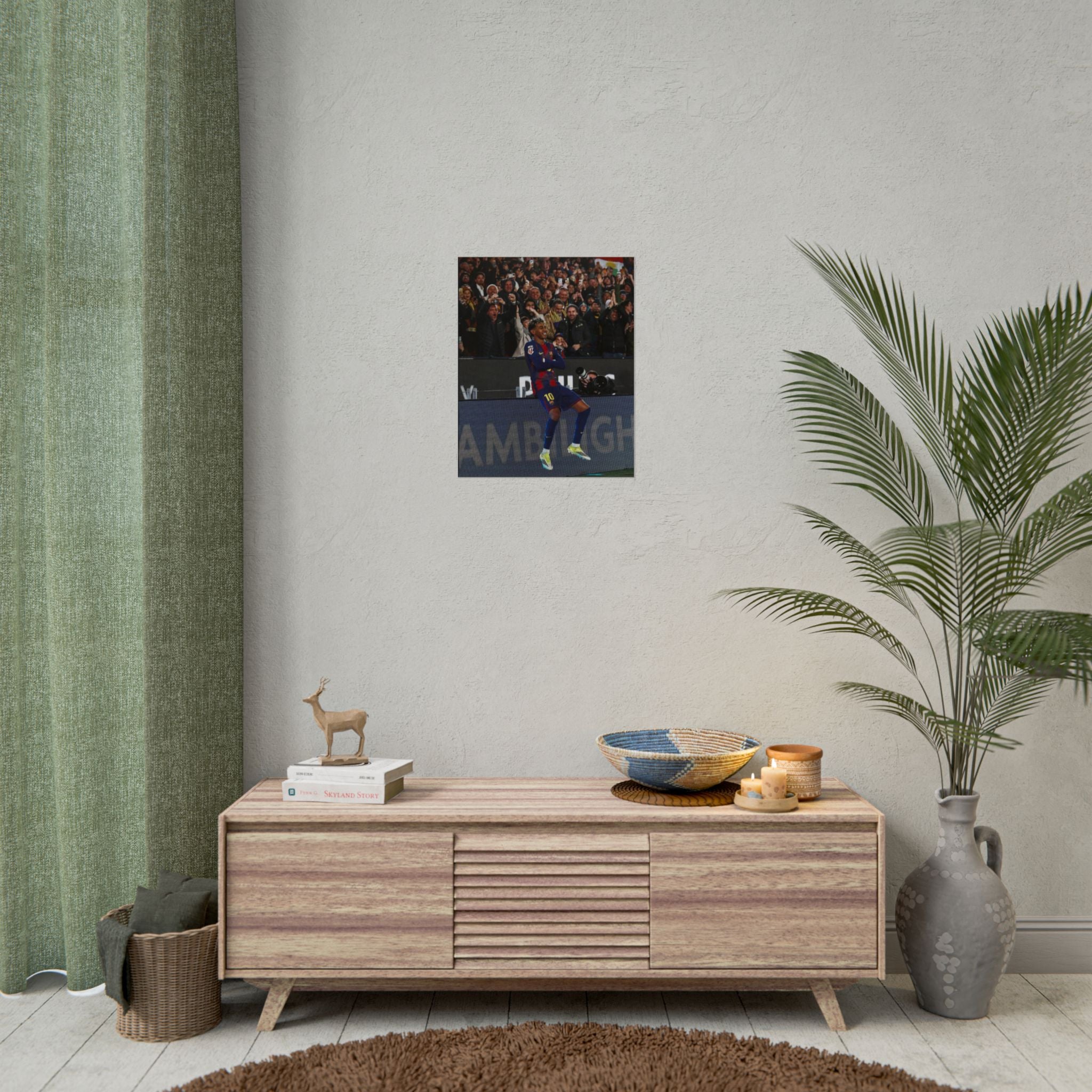 Lamine Yamal Poster — Barcelona Football Star Wall Art