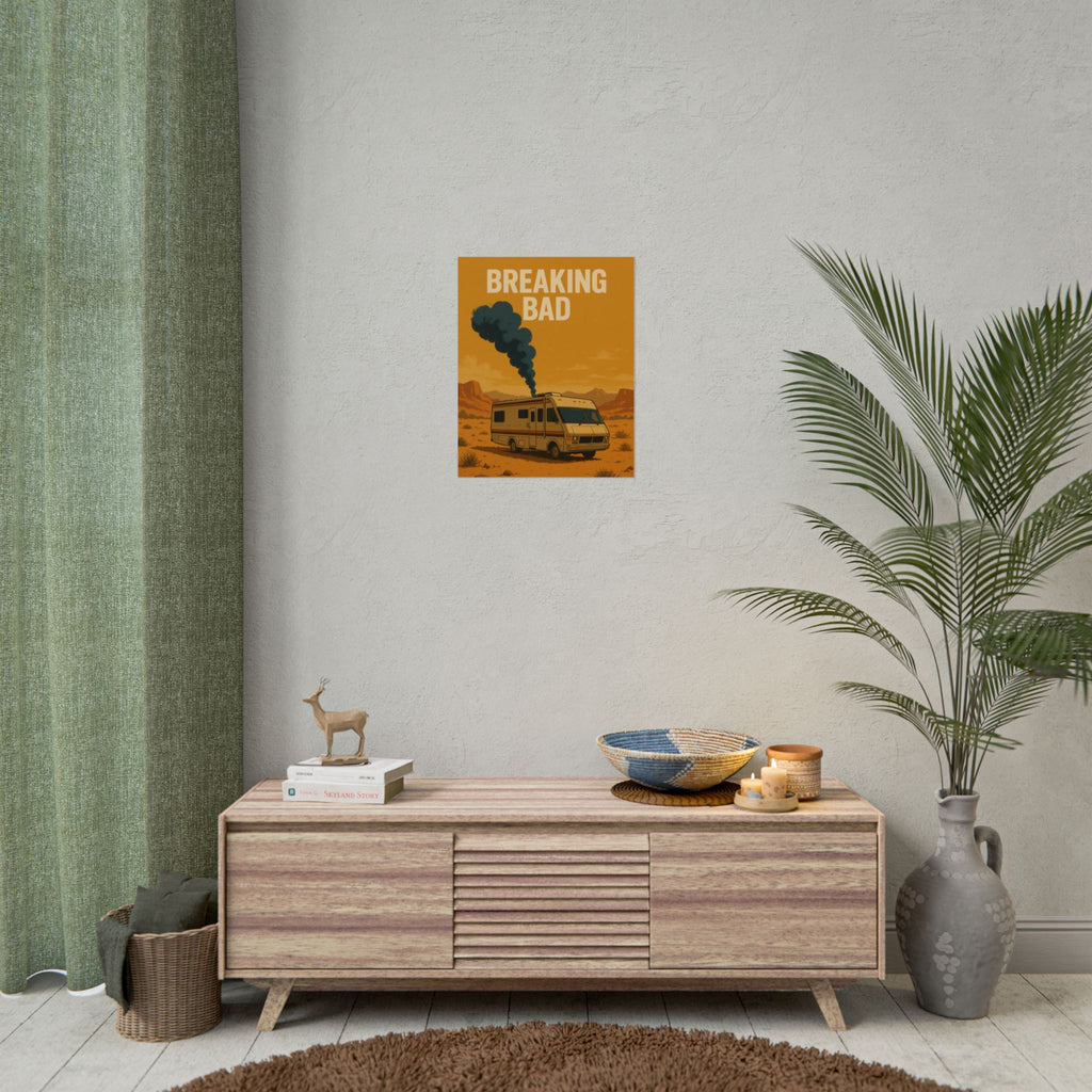Breaking Bad RV Poster — Desert Camper Art Print (Rolled Poster)