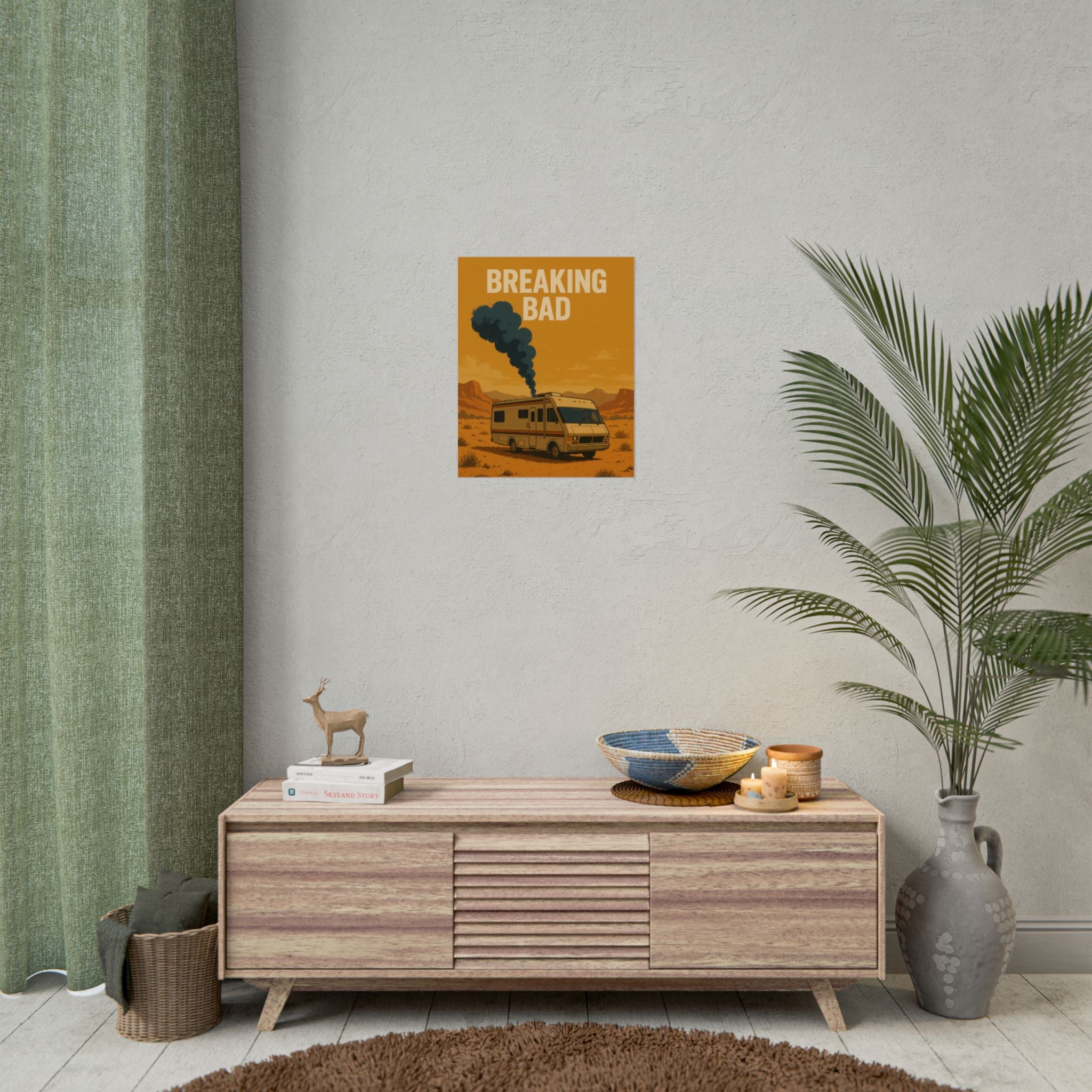 Breaking Bad RV Poster — Desert Camper Art Print (Rolled Poster)