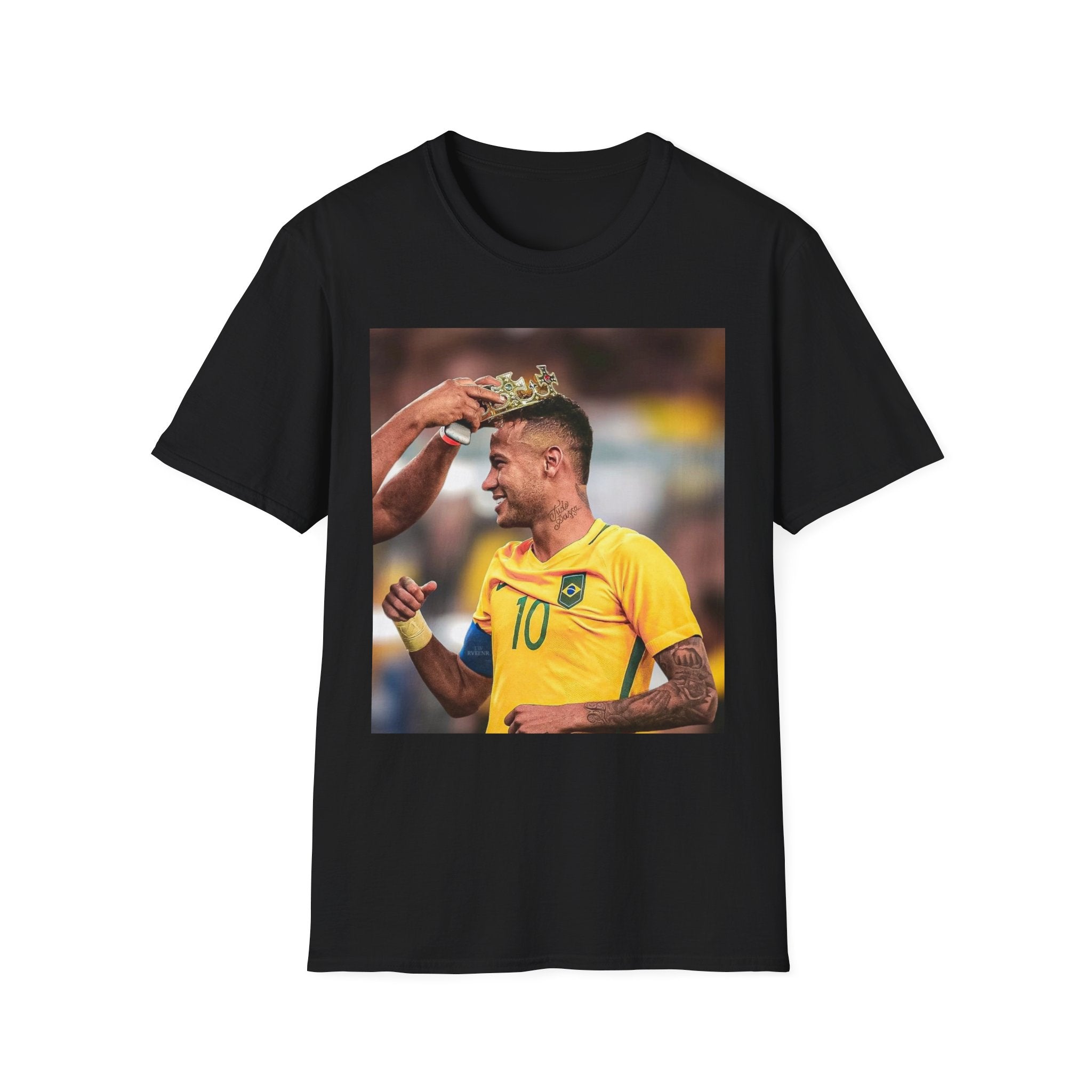 Neymar Brazil Soccer Photo Tee — #10 World Cup Football Fan Shirt