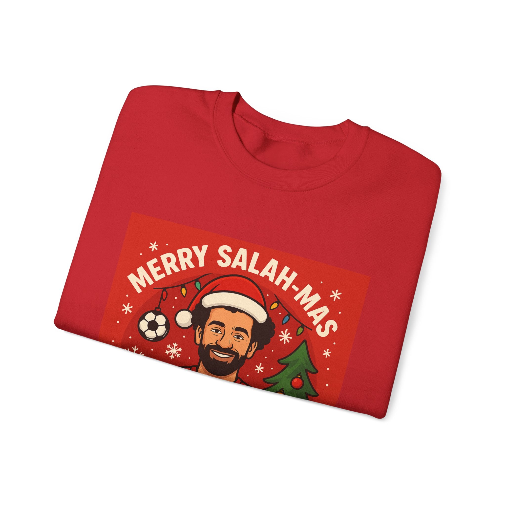 Merry Salah-mas Sweatshirt — Festive Soccer Christmas Crewneck