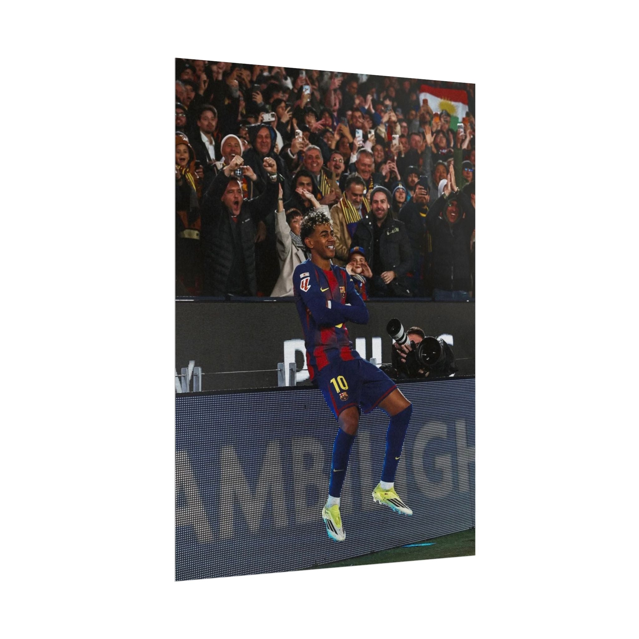 Lamine Yamal Poster — Barcelona Football Star Wall Art