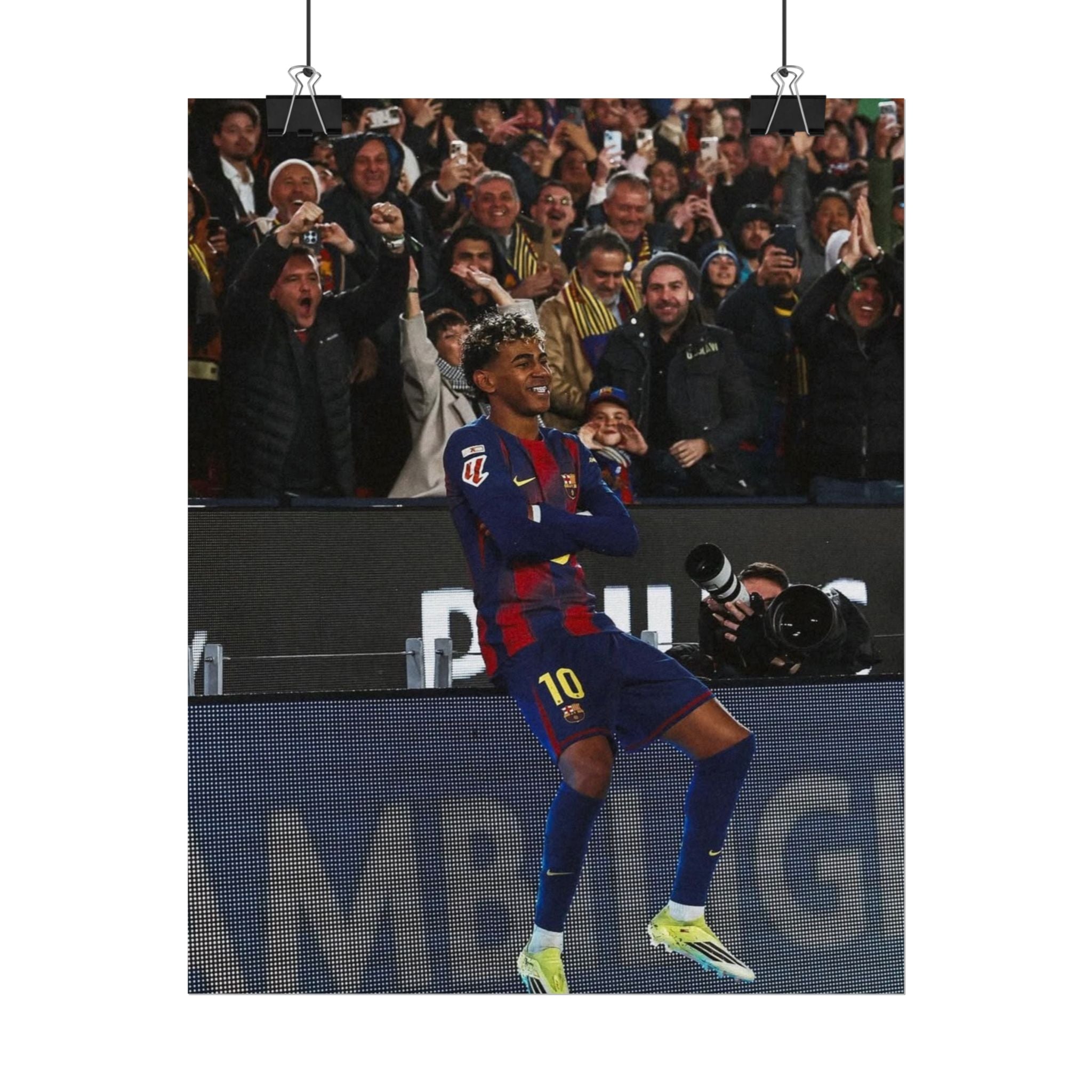 Lamine Yamal Poster — Barcelona Football Star Wall Art