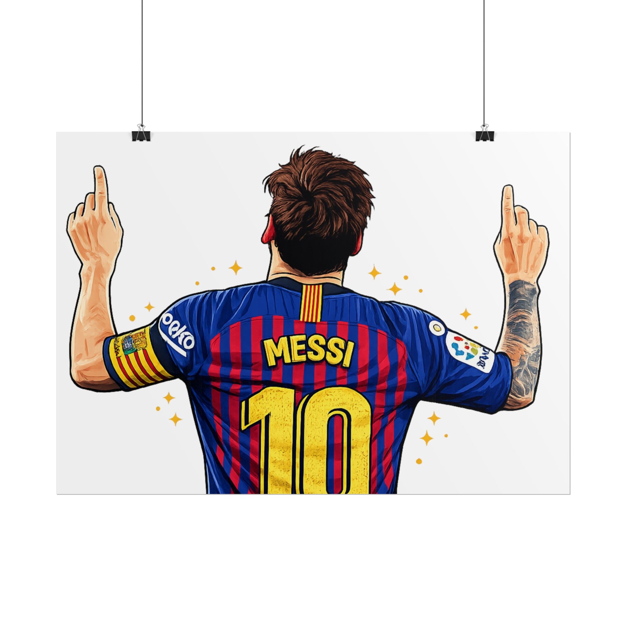 Lionel Messi Celebration Rolled Poster