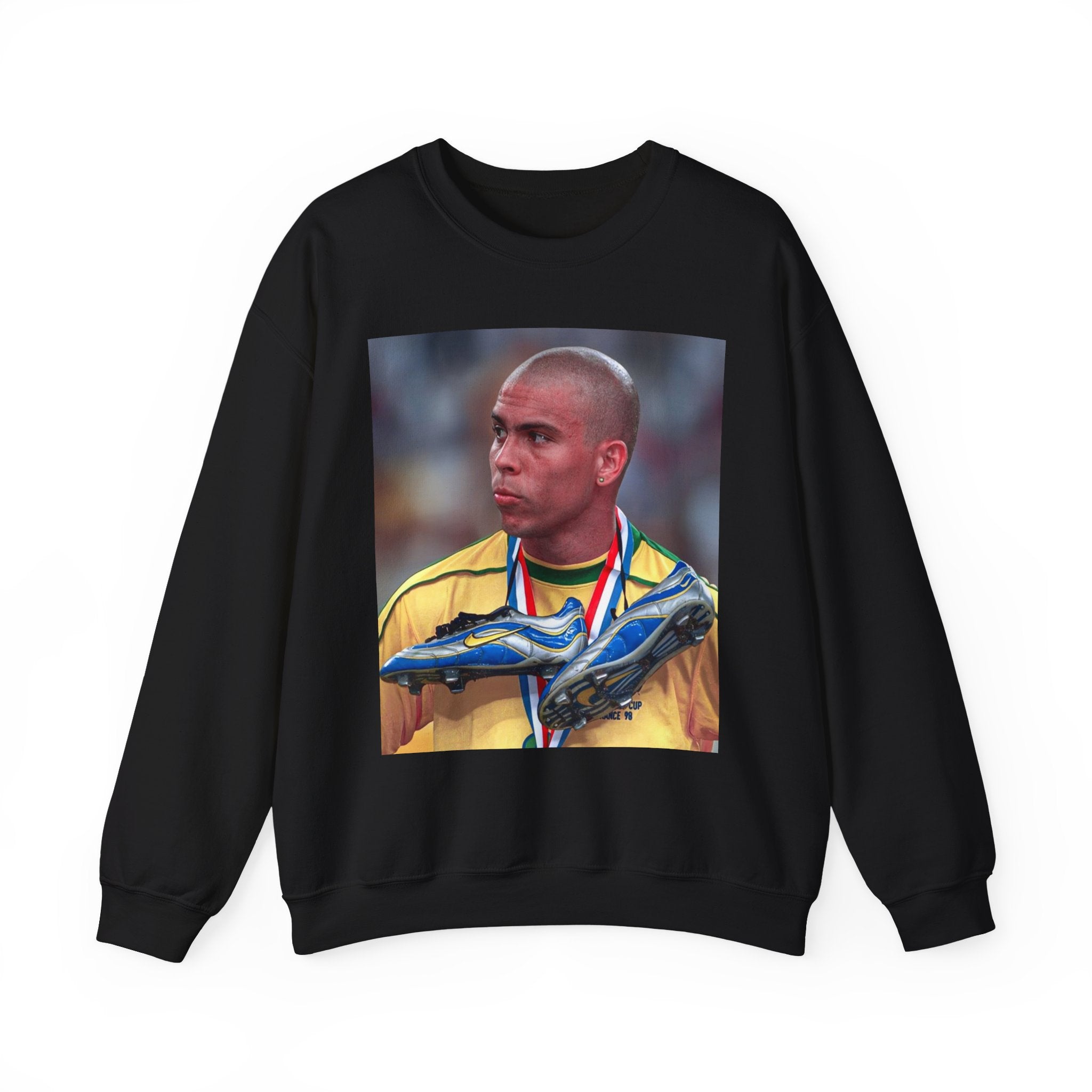 Ronaldo R9 Soccer Champion Photo Crewneck Sweatshirt